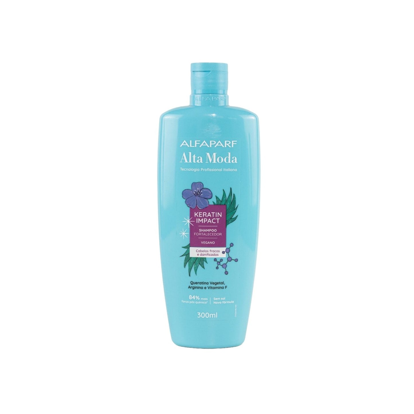 Shampoo Alfaparf Alta Moda Keratin Impact Reconstrução 300 ml