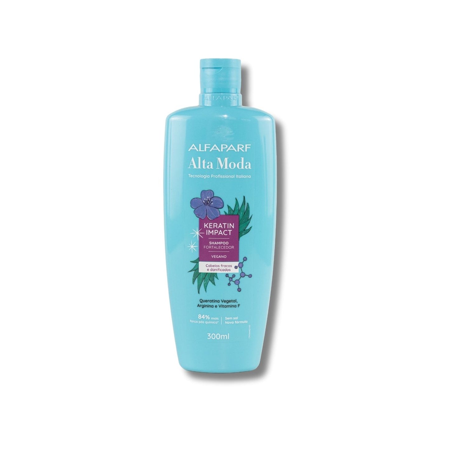 Shampoo Alfaparf Alta Moda Keratin Impact Reconstrução 300 ml