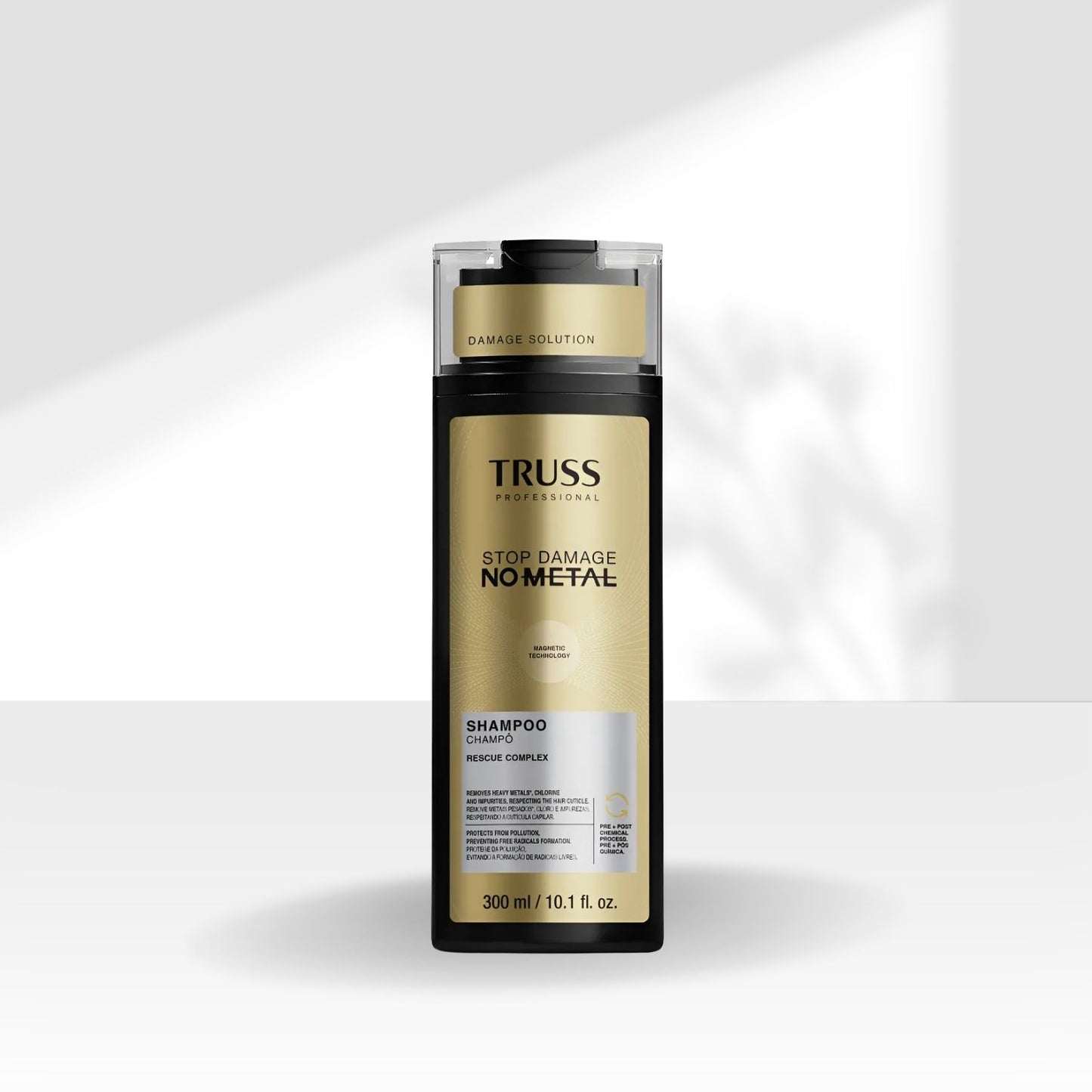 Shampoo TRUSS Stop Damage No Metal Reconstrução 300 ml