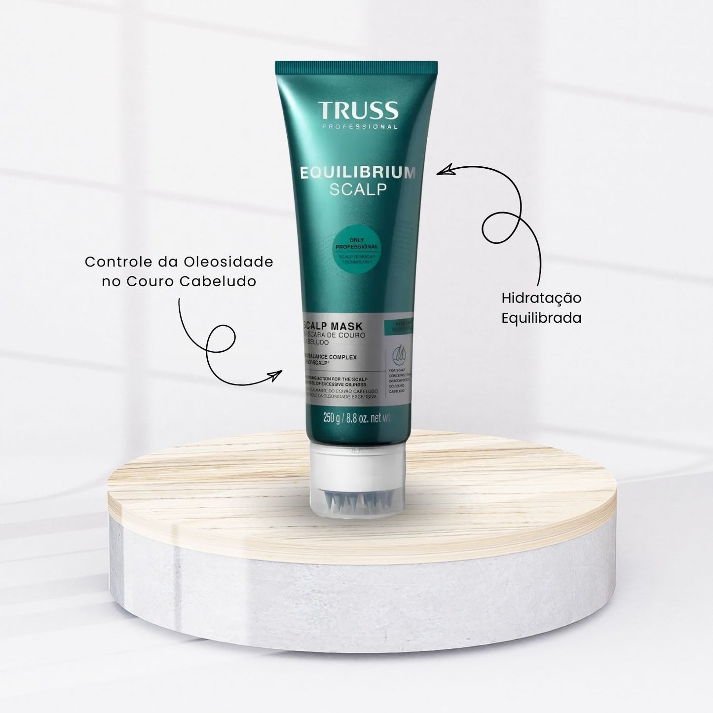 Mascara Capilar Truss Equilibrium Scalp Controle Oleosidade 250 g