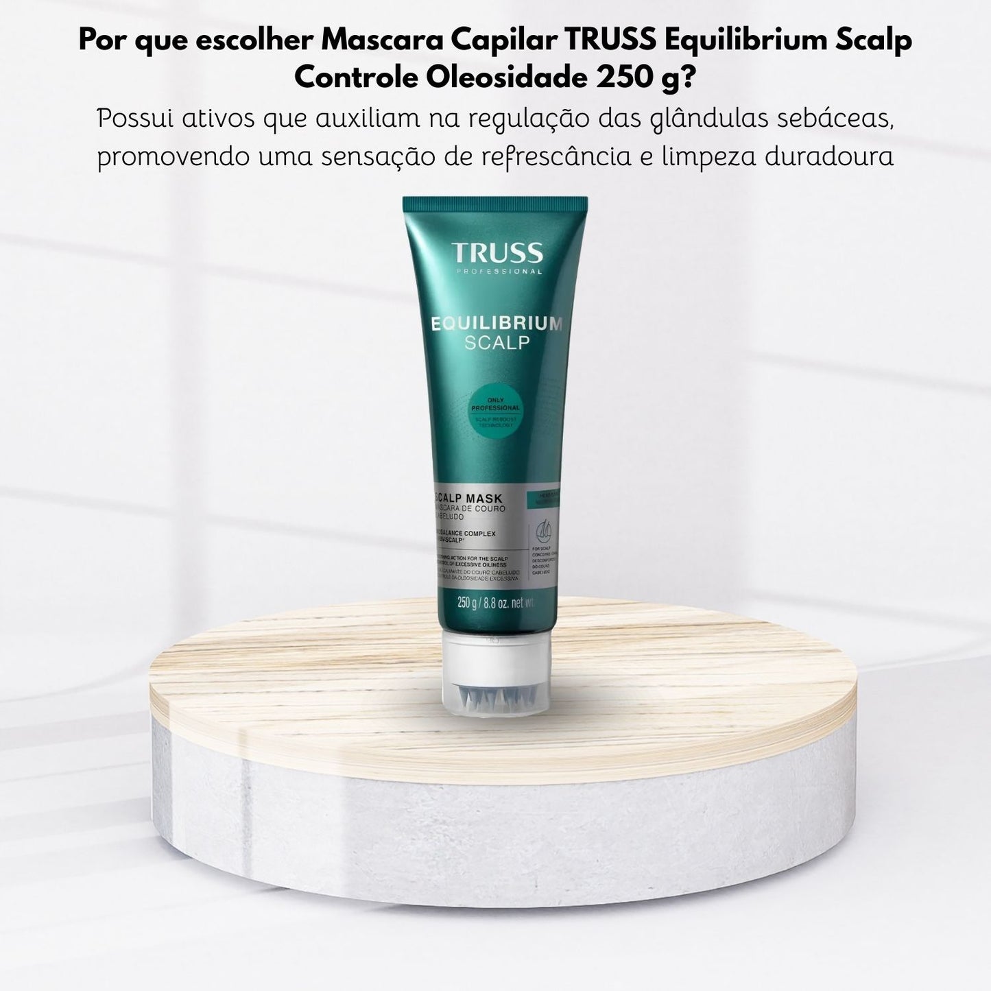Mascara Capilar Truss Equilibrium Scalp Controle Oleosidade 250 g