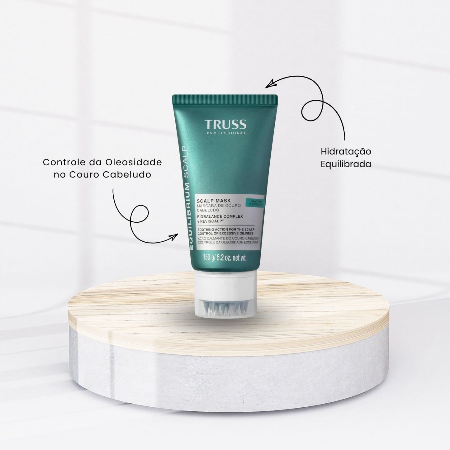 Mascara Capilar Truss Equilibrium Scalp Controle Oleosidade 150 g