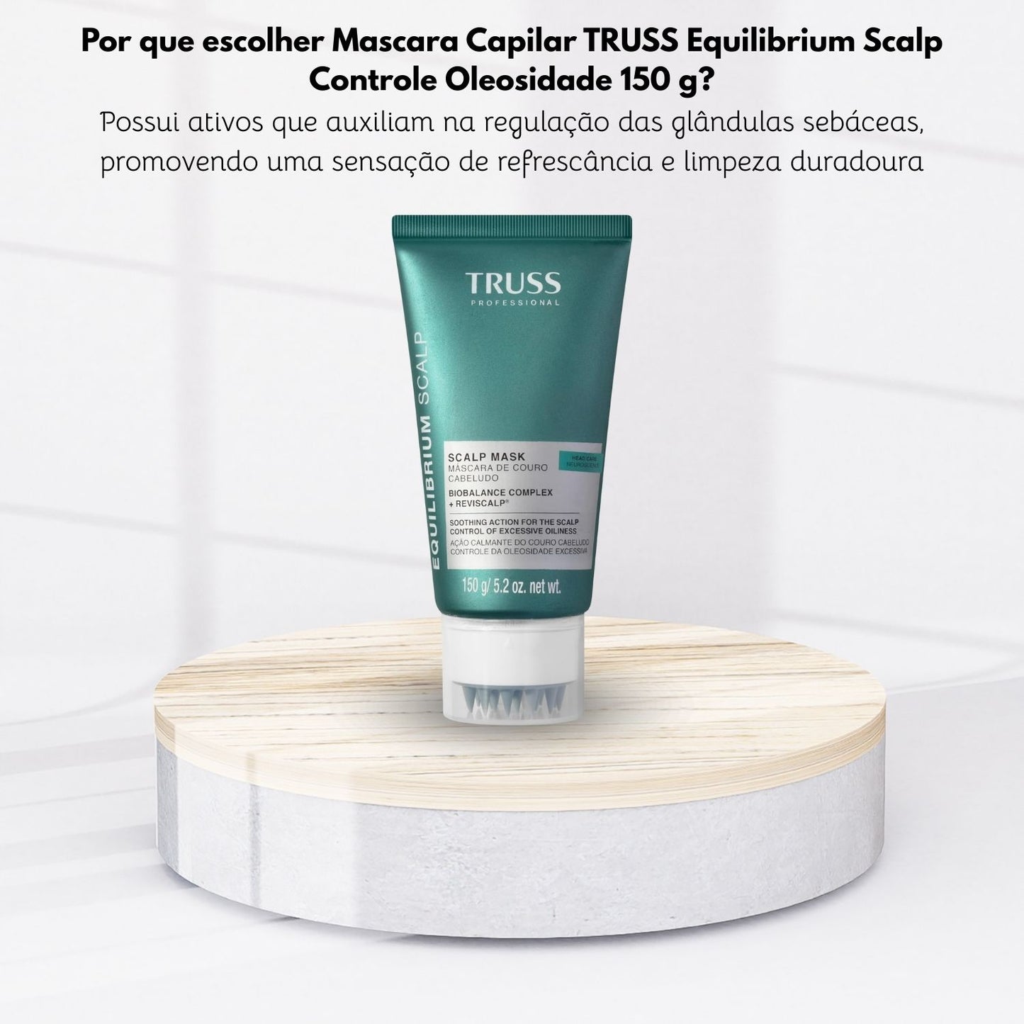 Mascara Capilar Truss Equilibrium Scalp Controle Oleosidade 150 g