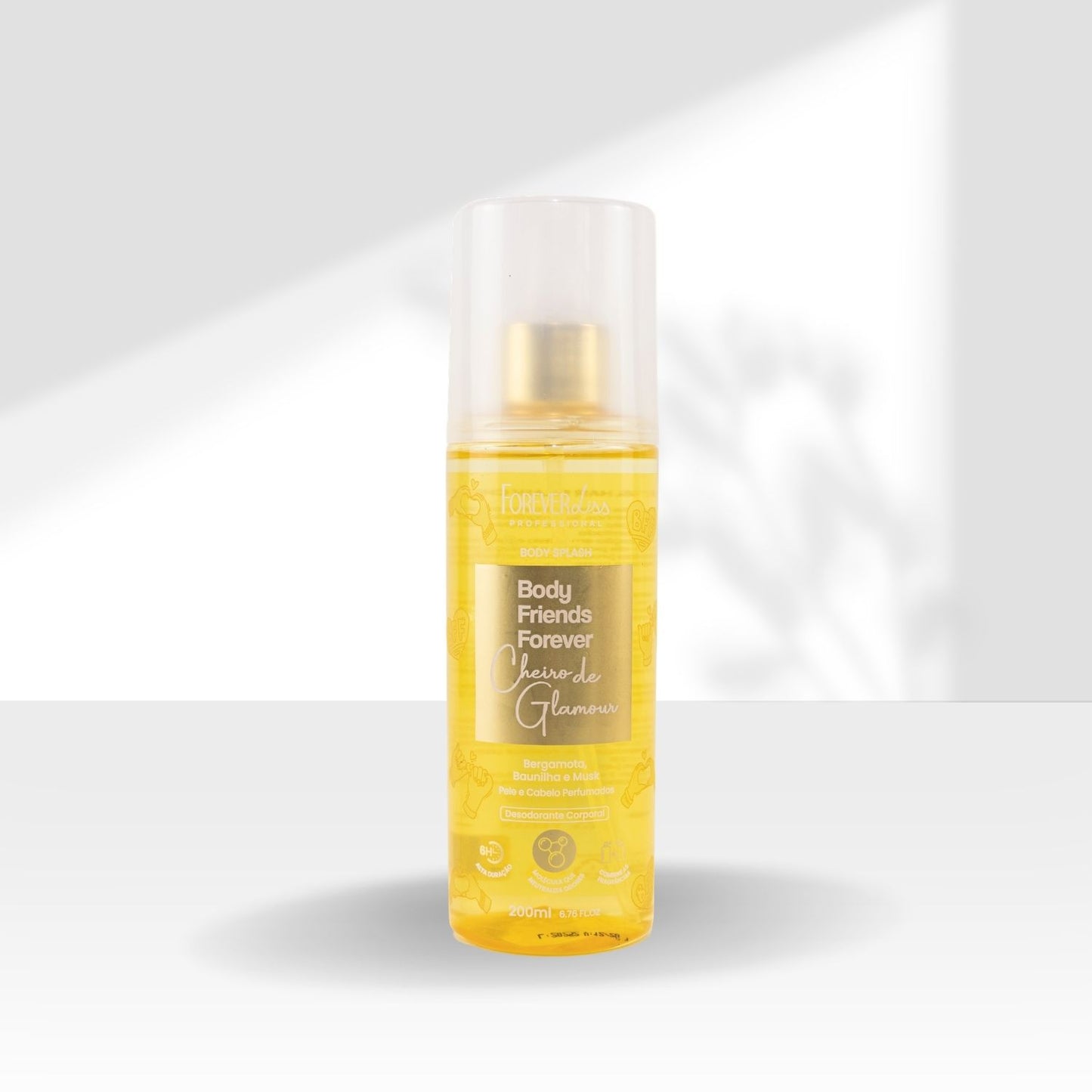 Body Splash Forever Liss Friends Forever Cheiro de Glamour 200ml