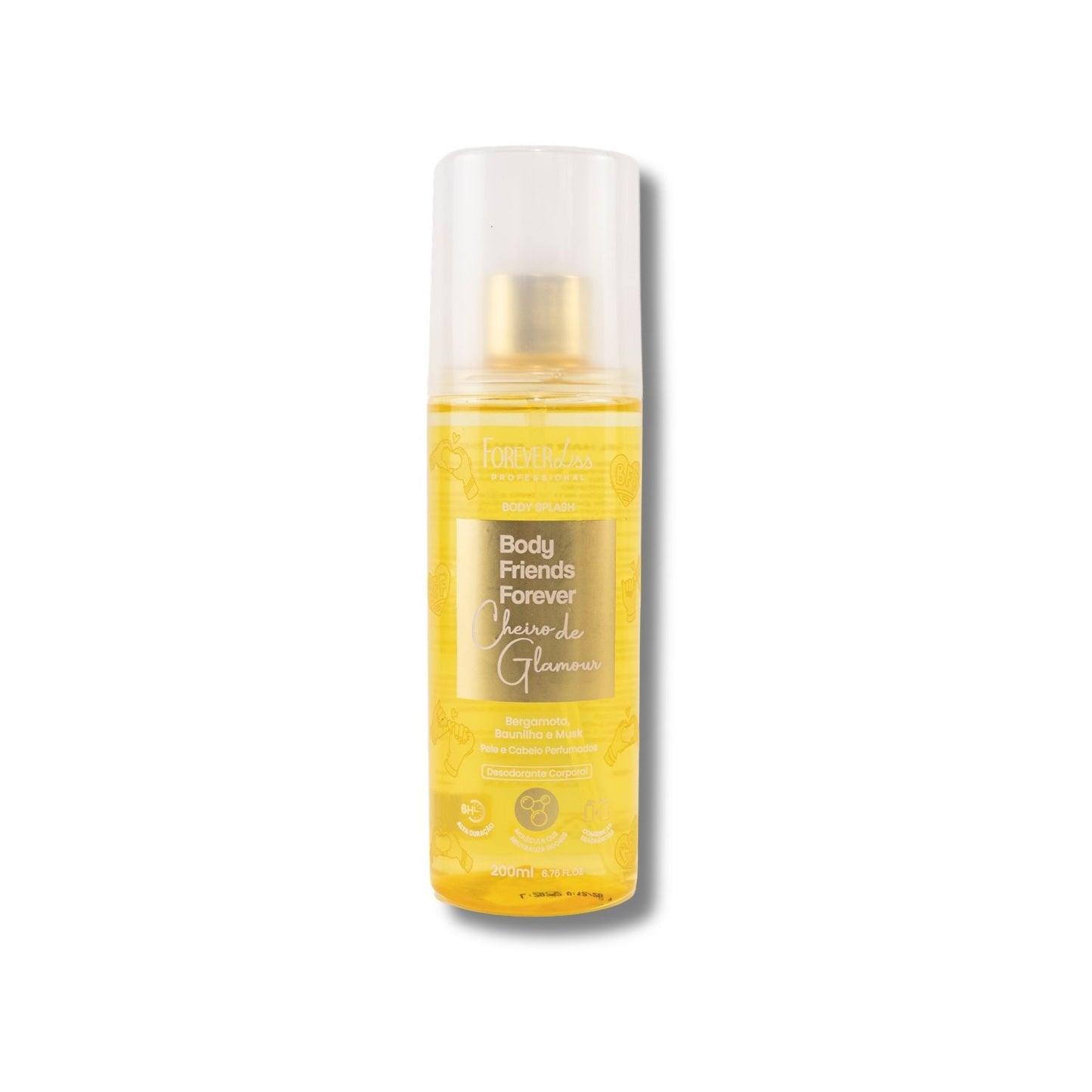 Body Splash Forever Liss Friends Forever Cheiro de Glamour 200ml