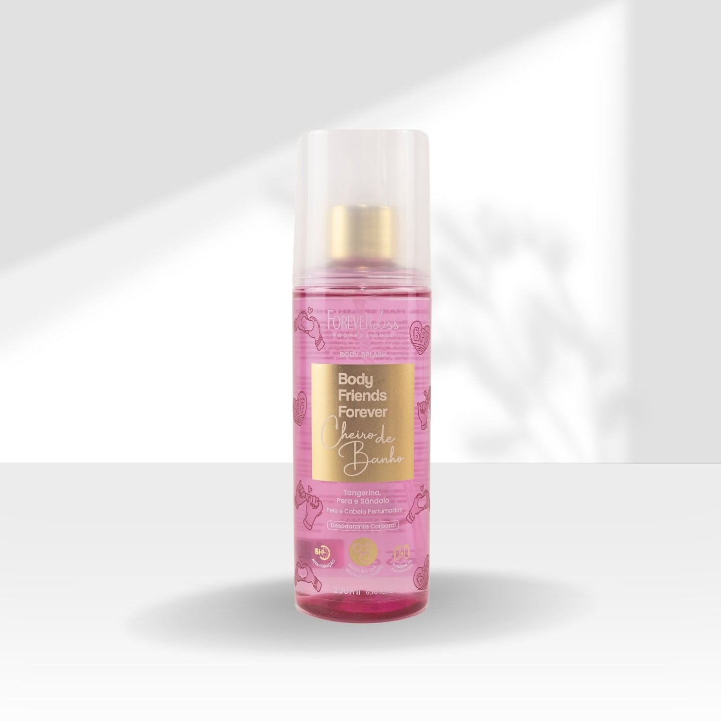Body Splash Forever Liss Friends Forever Cheiro de Banho 200ml