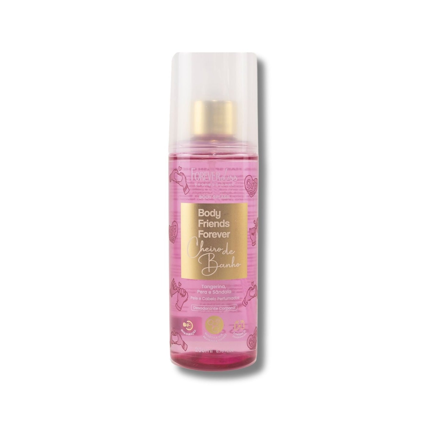 Body Splash Forever Liss Friends Forever Cheiro de Banho 200ml
