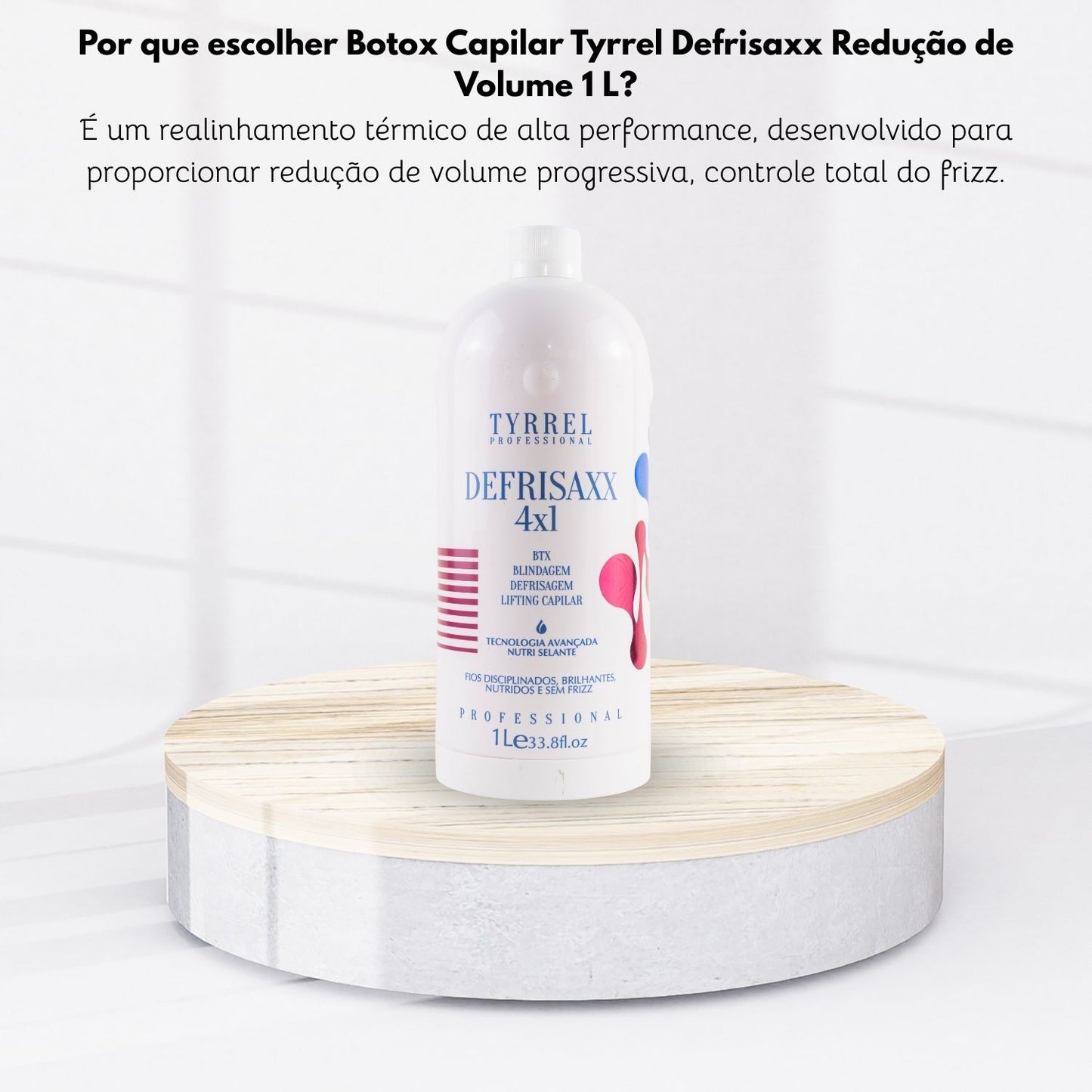 Botox Capilar Tyrrel Defrisaxx Redução de Volume 1 L