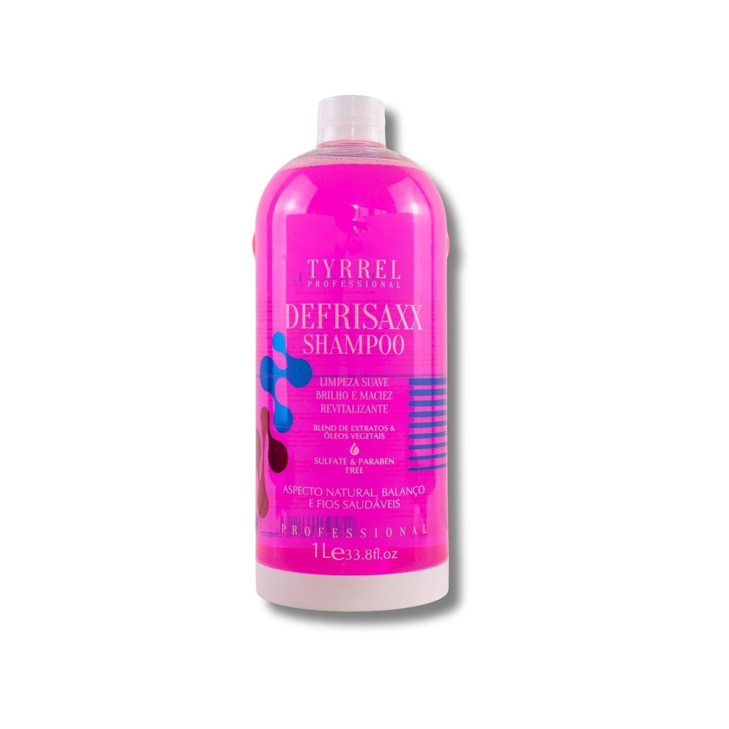 Shampoo Tyrrel Defrisaxx Limpeza Suave Revitalizante 1 L