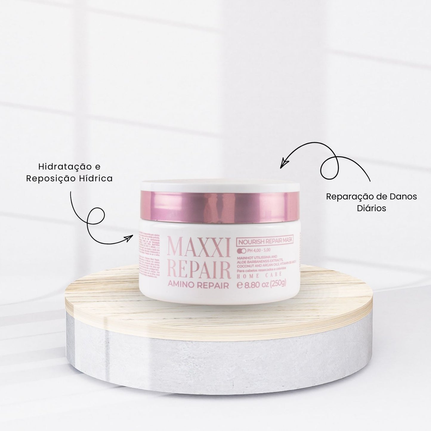 Máscara Capilar Tyrrel Maxxi Repair Hidratação e Reparação 250 g