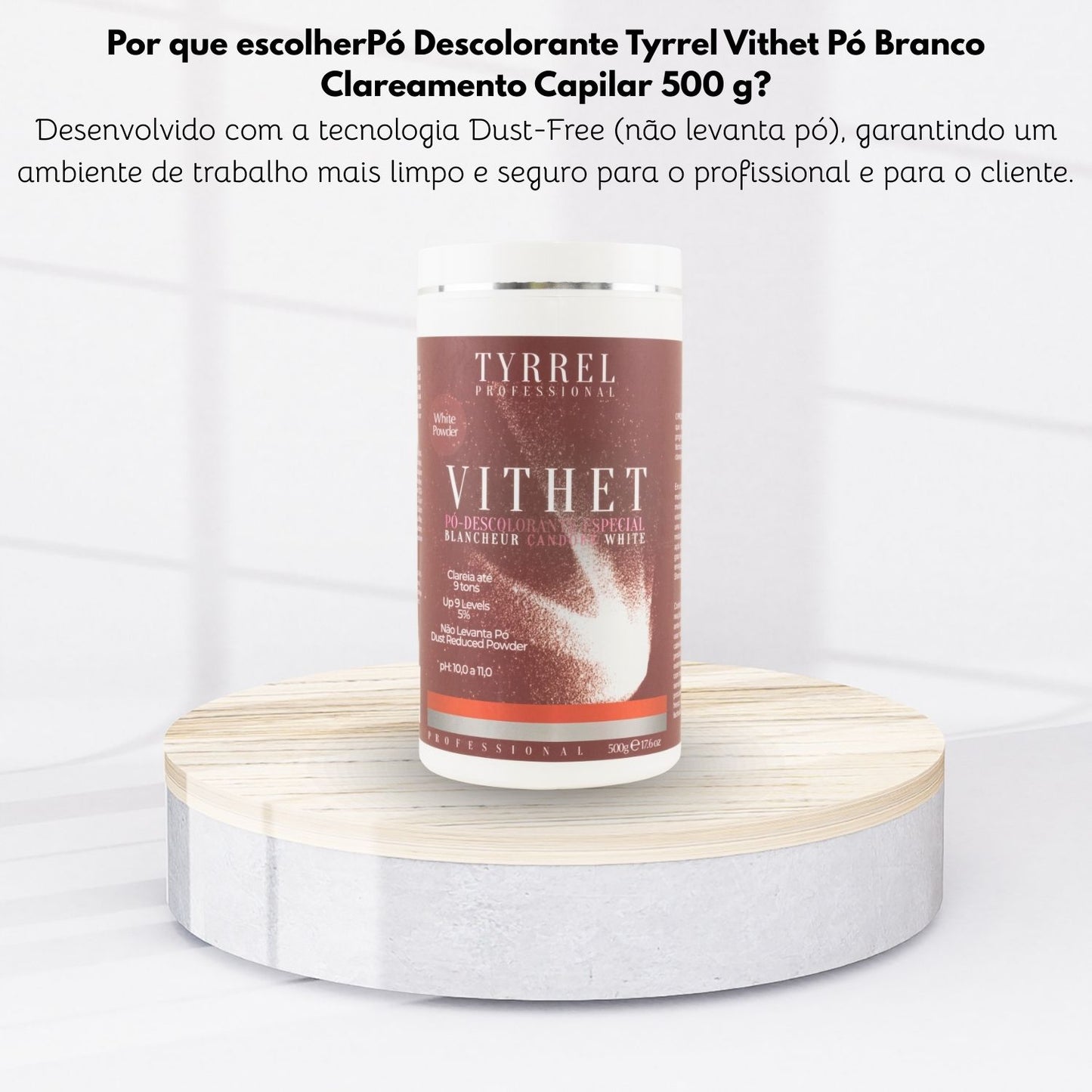 Pó Descolorante Tyrrel Vithet White Powder Clareamento Capilar 500 g