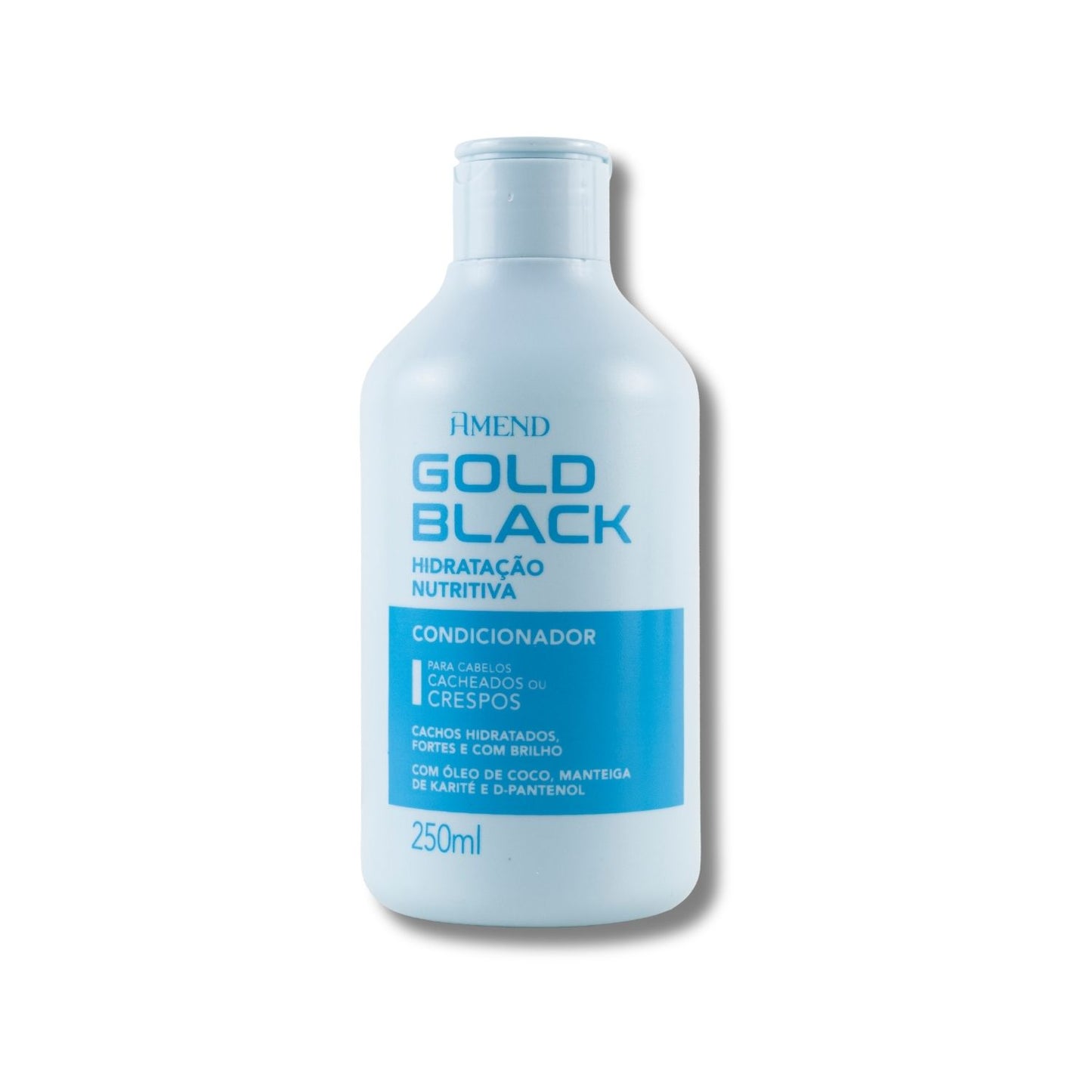 Condicionador Amend Gold Black Hidratação Nutritiva 250 ml
