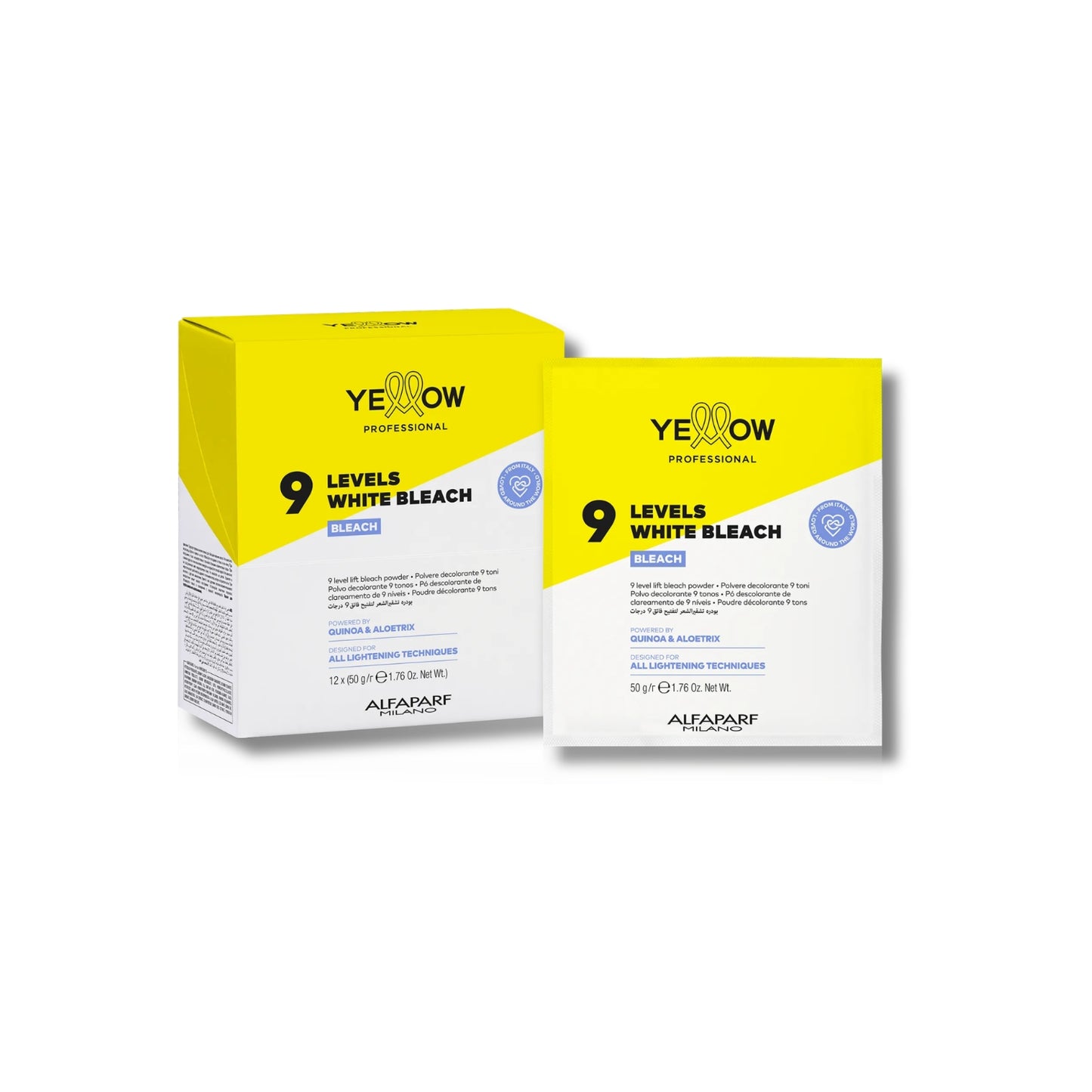 Pó Descolorante Yellow 9 Levels Clareamento 12x50 g
