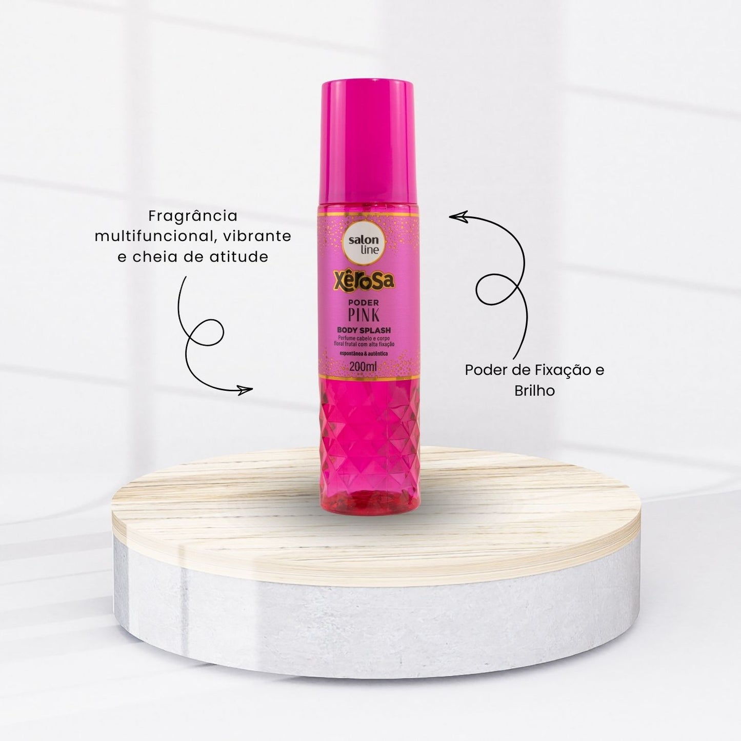 Body Splash Salon Line Xêrosa Poder Pink 200ml