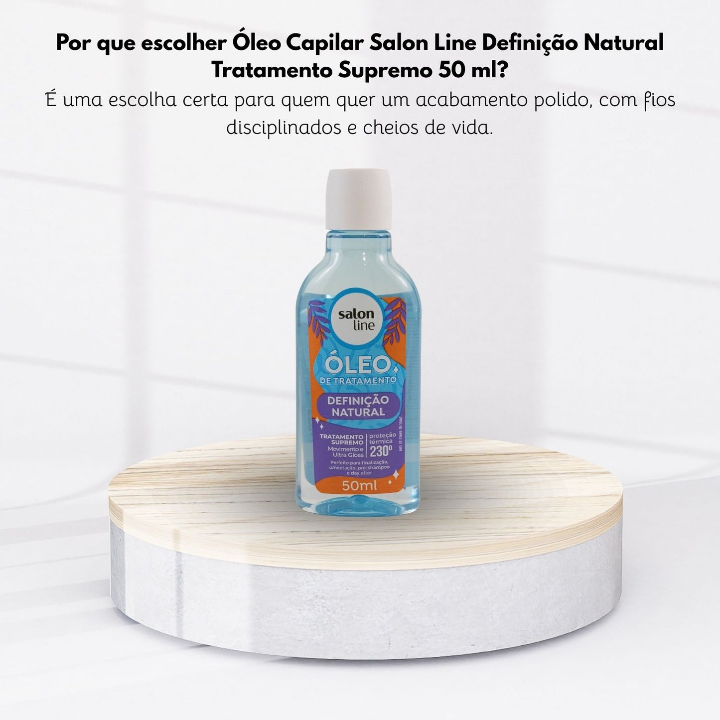 Óleo Capilar Salon Line Definição Natural Tratamento Supremo 50 ml