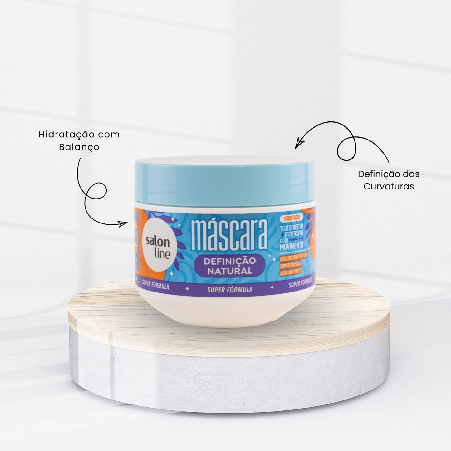 Máscara Capilar Salon Line Definição Natural Hidratação 300 g