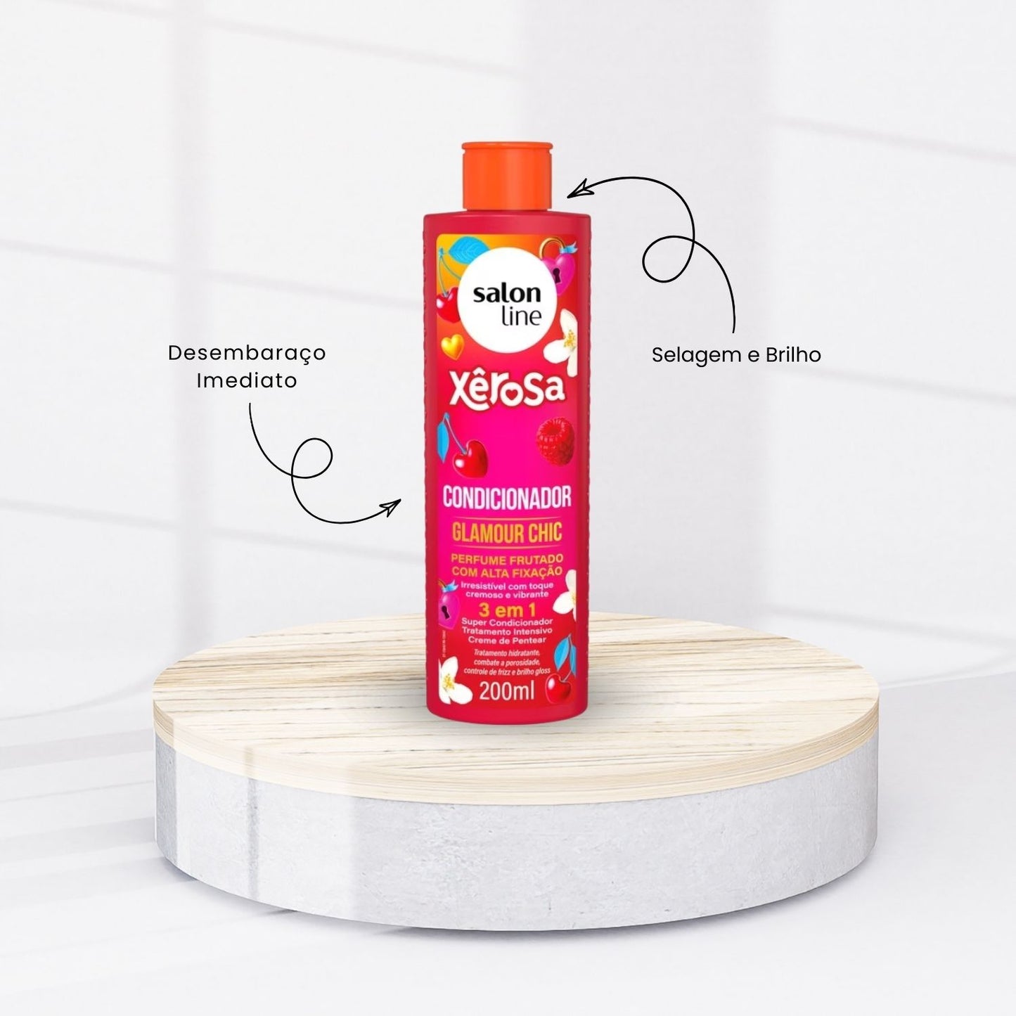 Kit Shampoo Condicionador Salon Line Xêrosa Glamour Chic