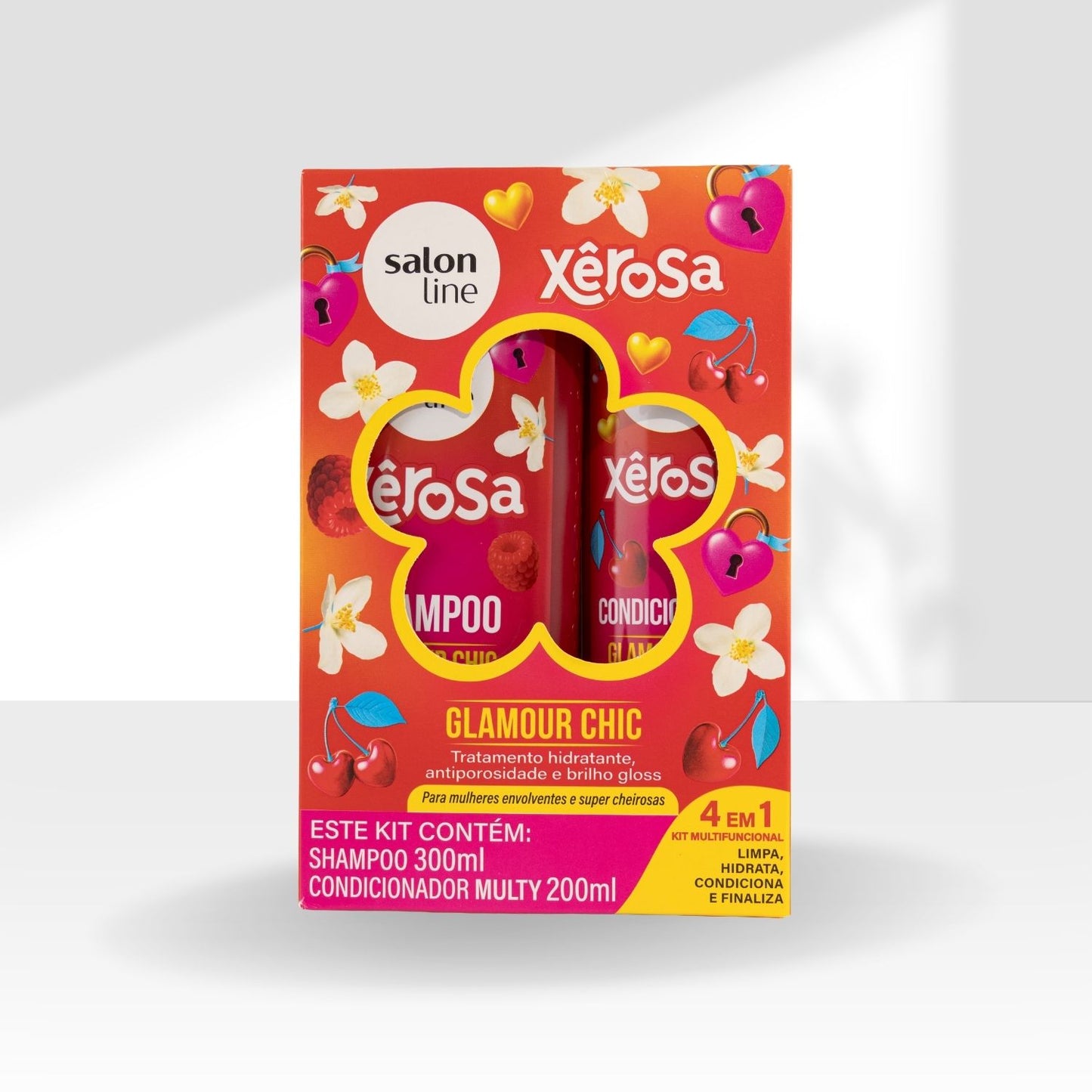 Kit Shampoo Condicionador Salon Line Xêrosa Glamour Chic