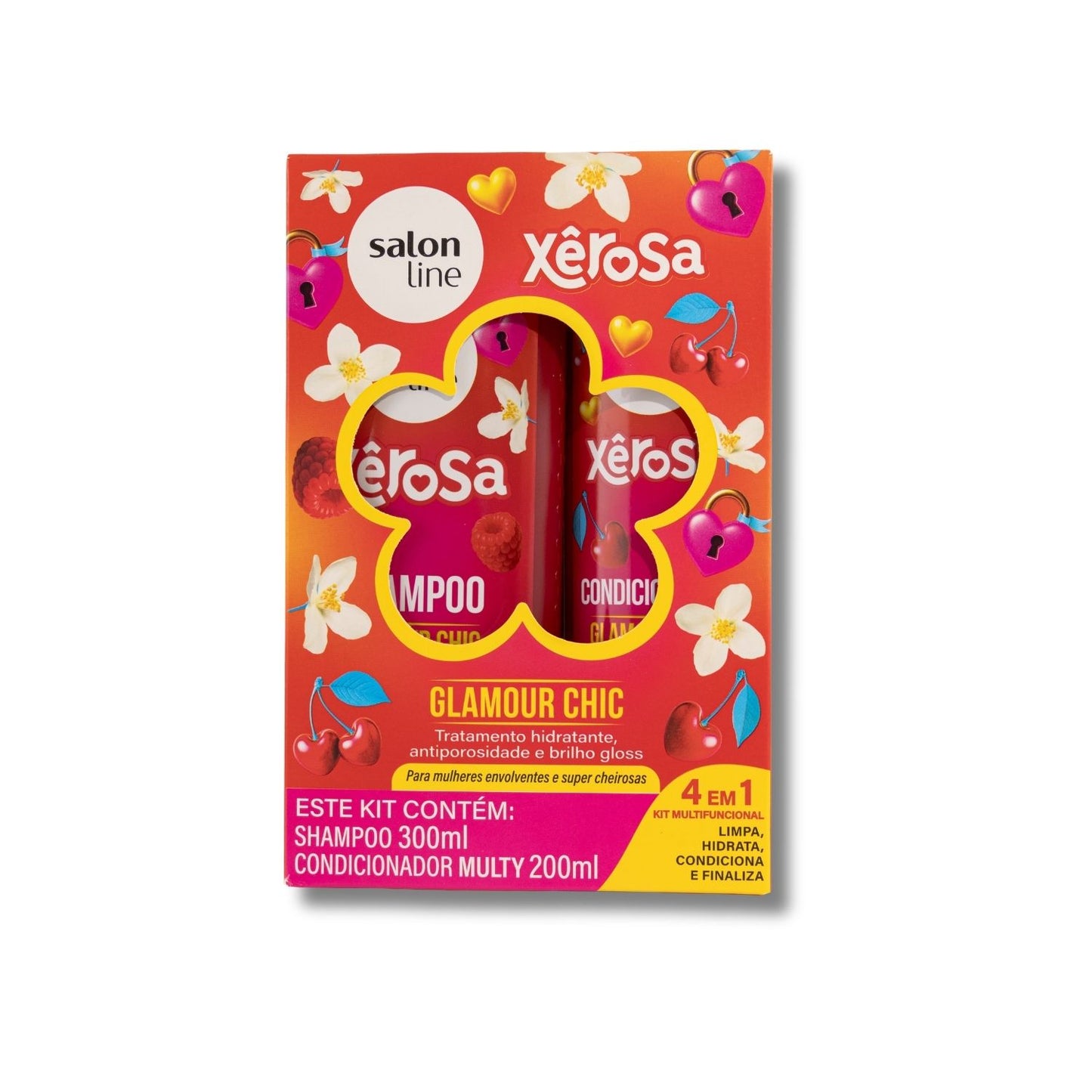 Kit Shampoo Condicionador Salon Line Xêrosa Glamour Chic