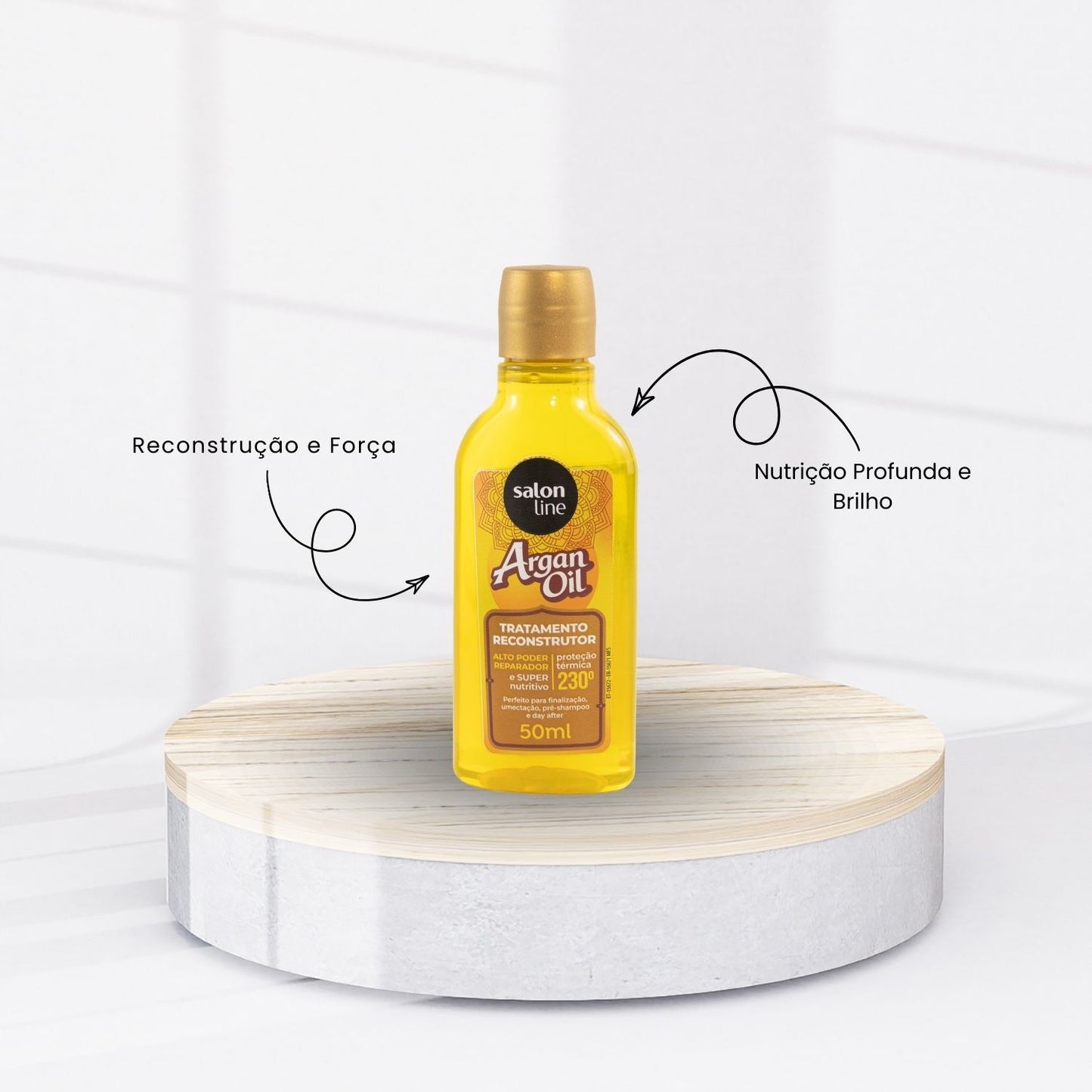 Óleo Capilar Salon Line Argan Oil Tratamento Reconstrutor 50 ml