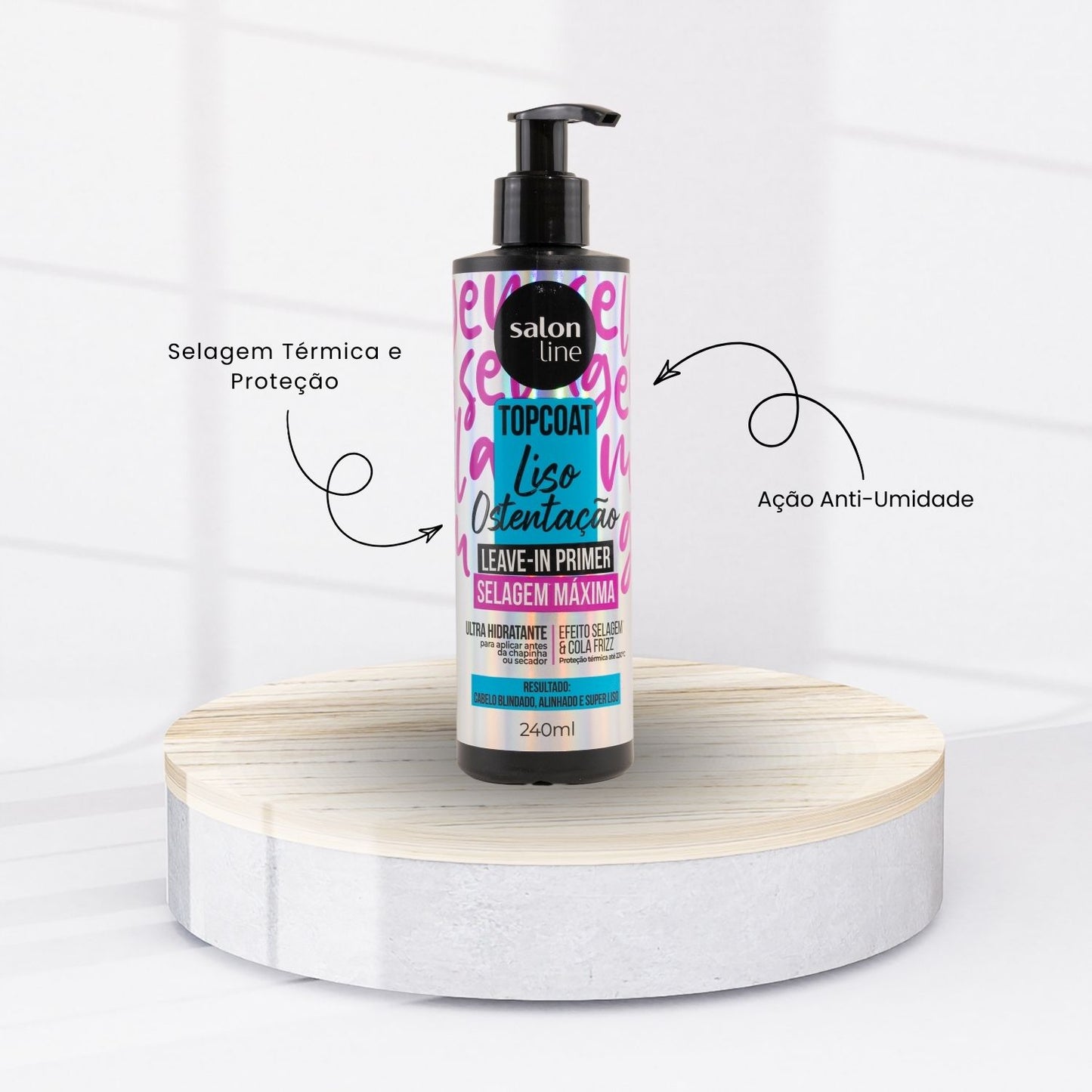 Leave In Primer Salon Line Liso Ostentação Selagem Máxima 240 ml