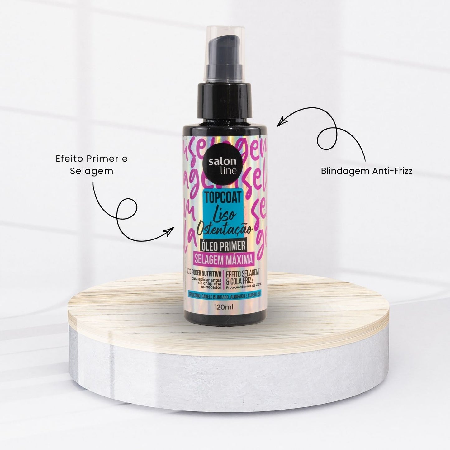 Óleo Capilar Primer Salon Line Ostentação Selagem Máxima 120 ml