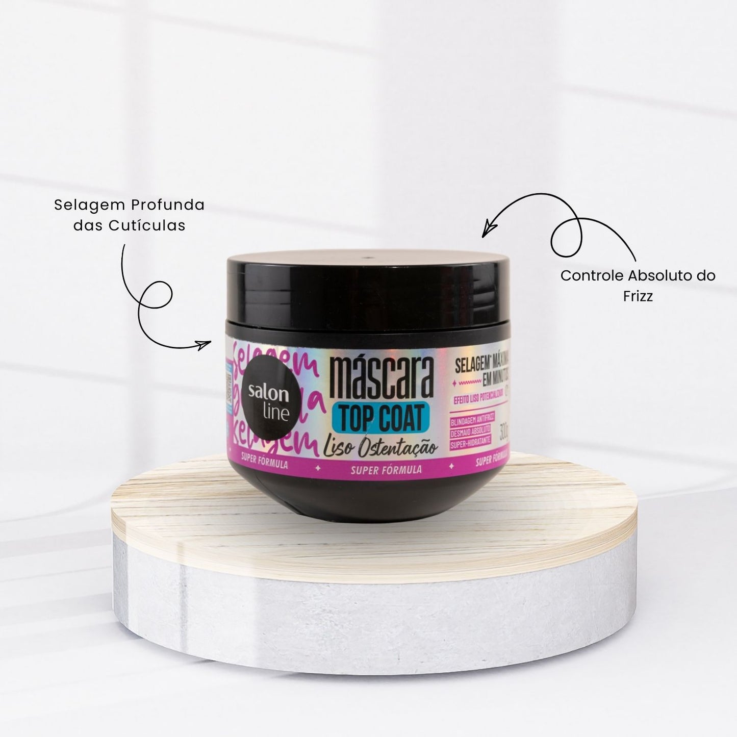 Máscara Capilar Salon Line Liso Ostentação Selagem Máxima 300 g