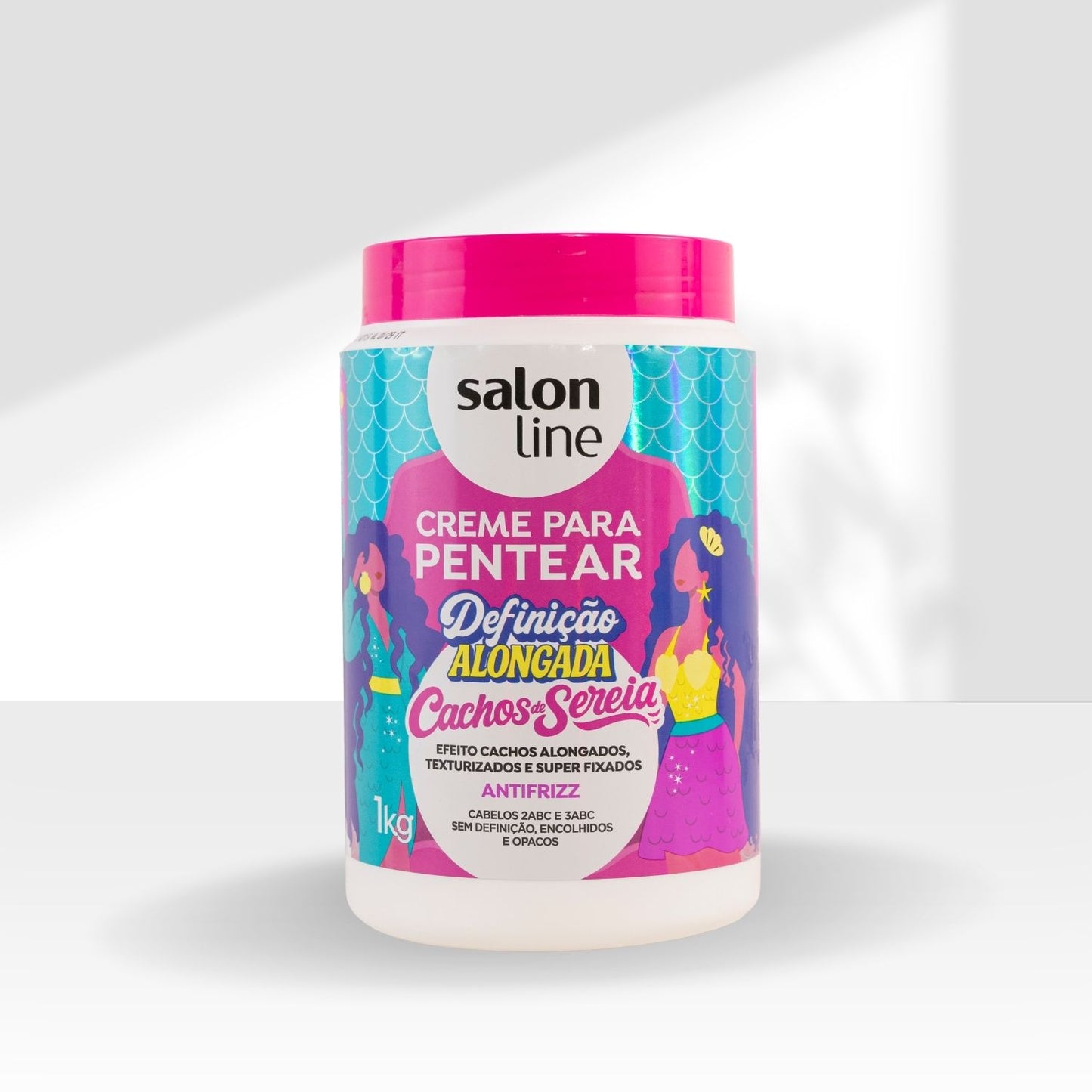 Creme para Pentear Salon Line Cachos de Sereia Anti-Frizz 1 kg