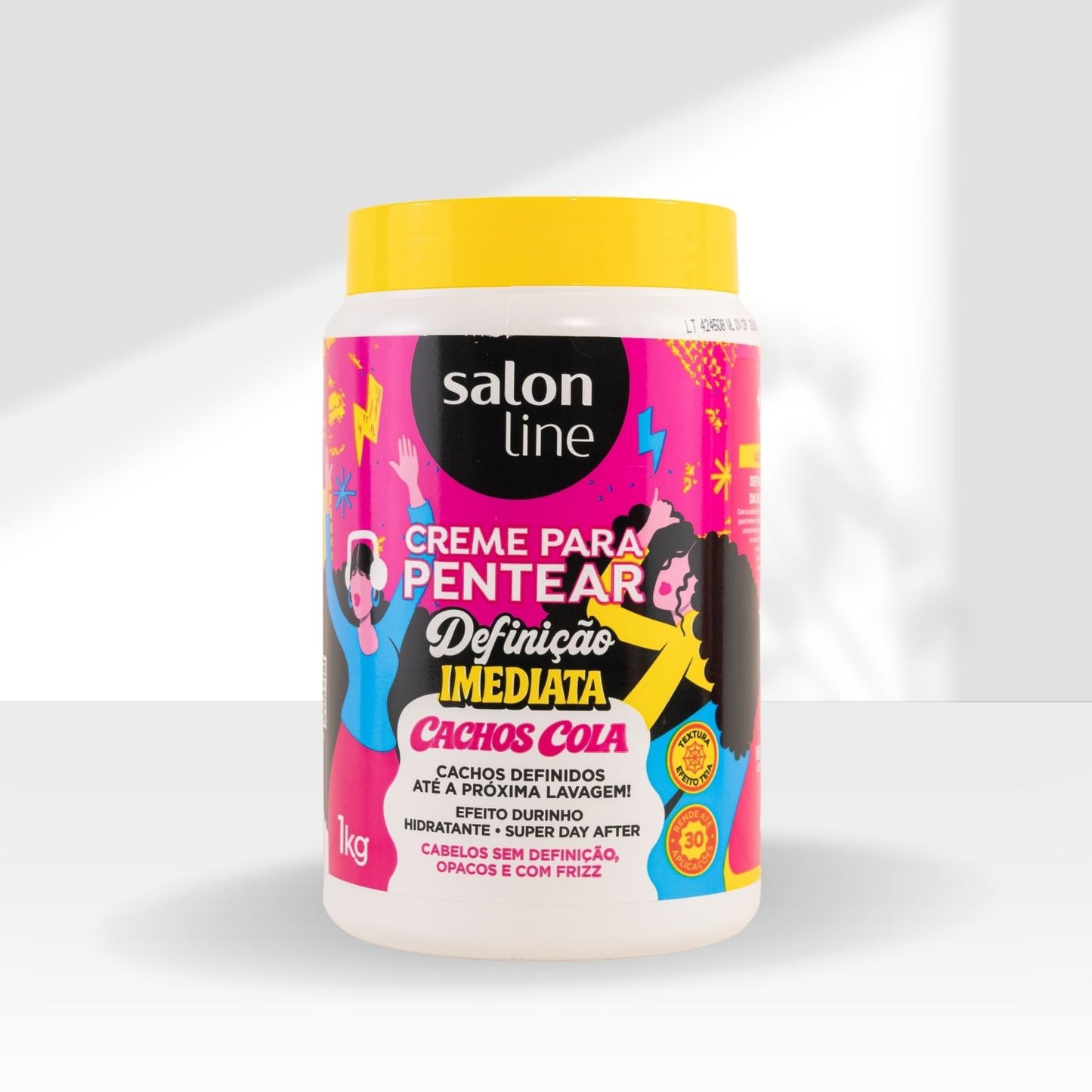 Creme para Pentear Salon Line Cachos Cola Definição Imediata 1 kg