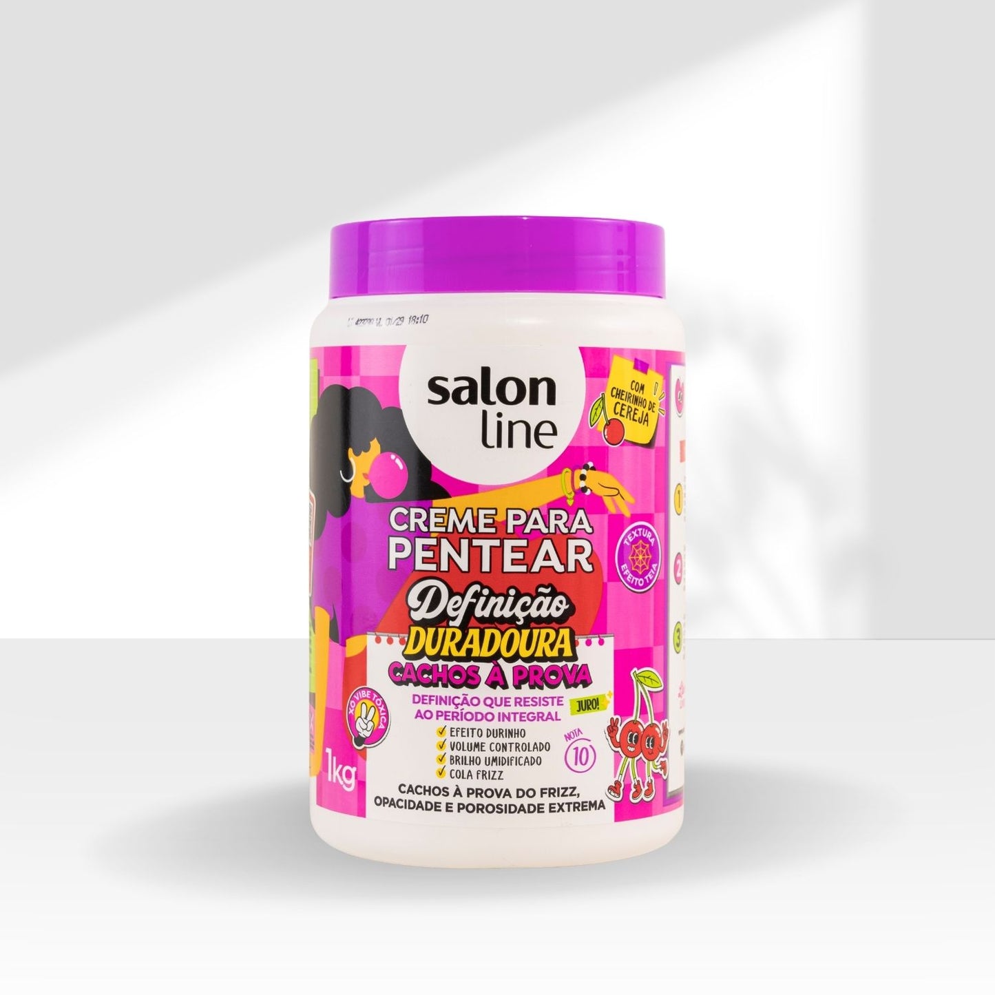 Creme para Pentear Salon Line Cachos à Prova Duradoura 1 kg