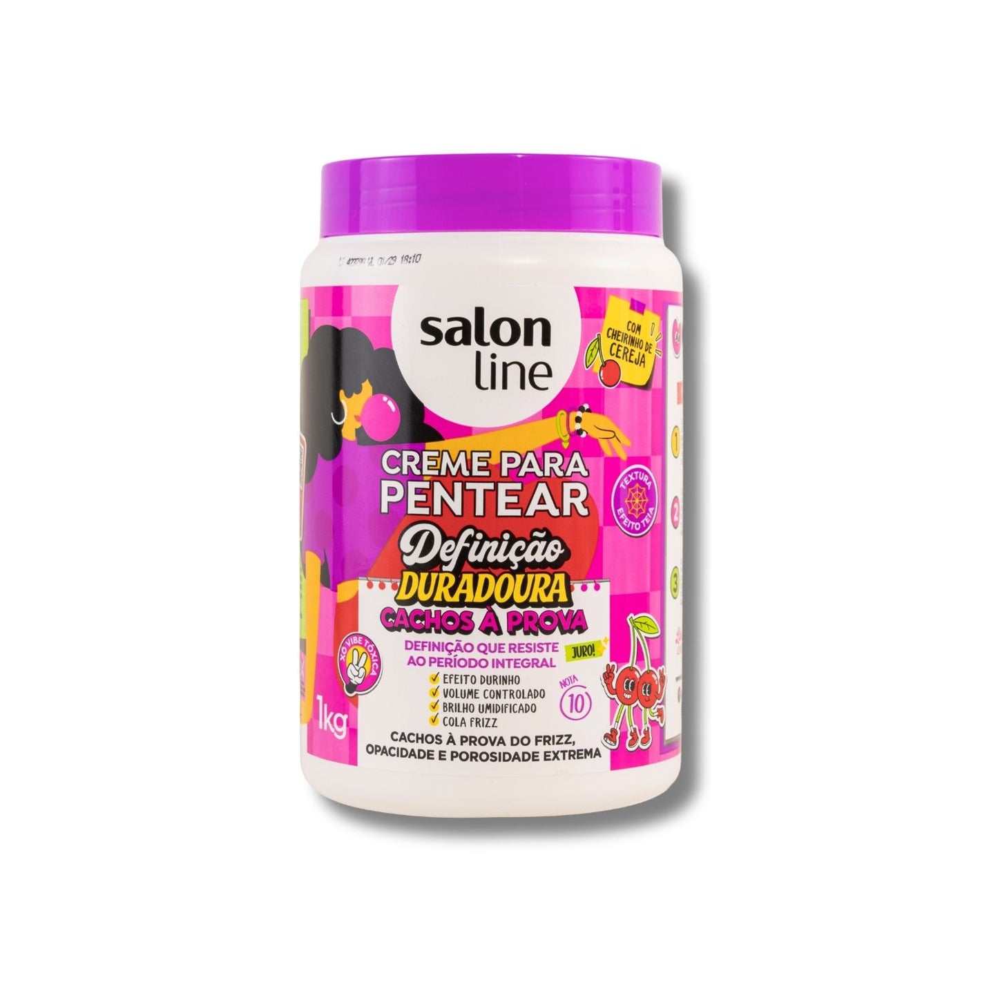 Creme para Pentear Salon Line Cachos à Prova Duradoura 1 kg