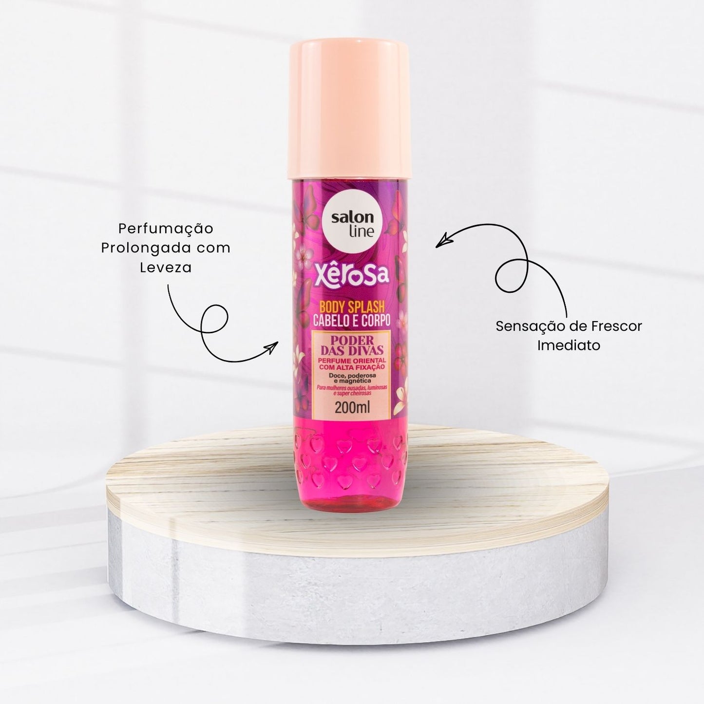Body Splash Salon Line Xêrosa Poder Das Divas 200 ml