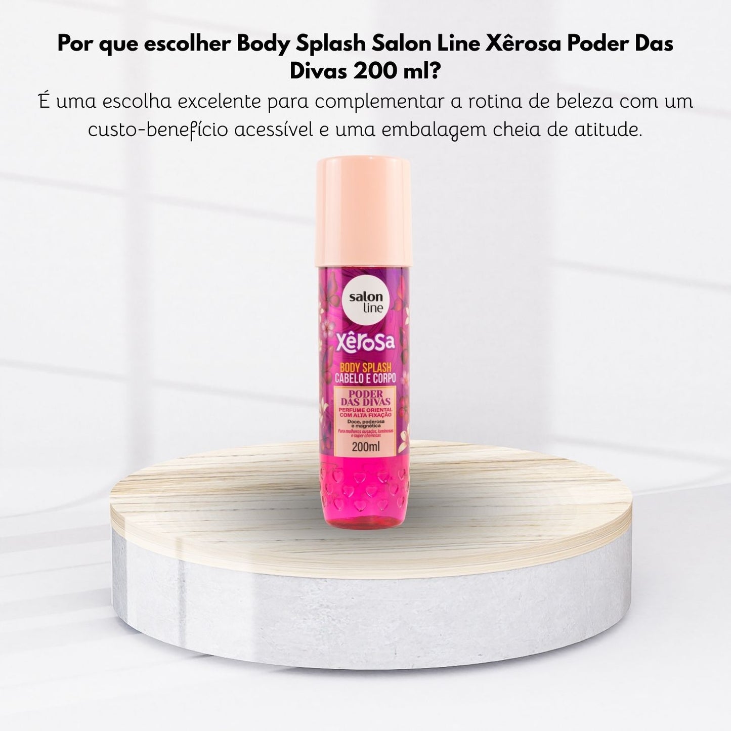 Body Splash Salon Line Xêrosa Poder Das Divas 200 ml