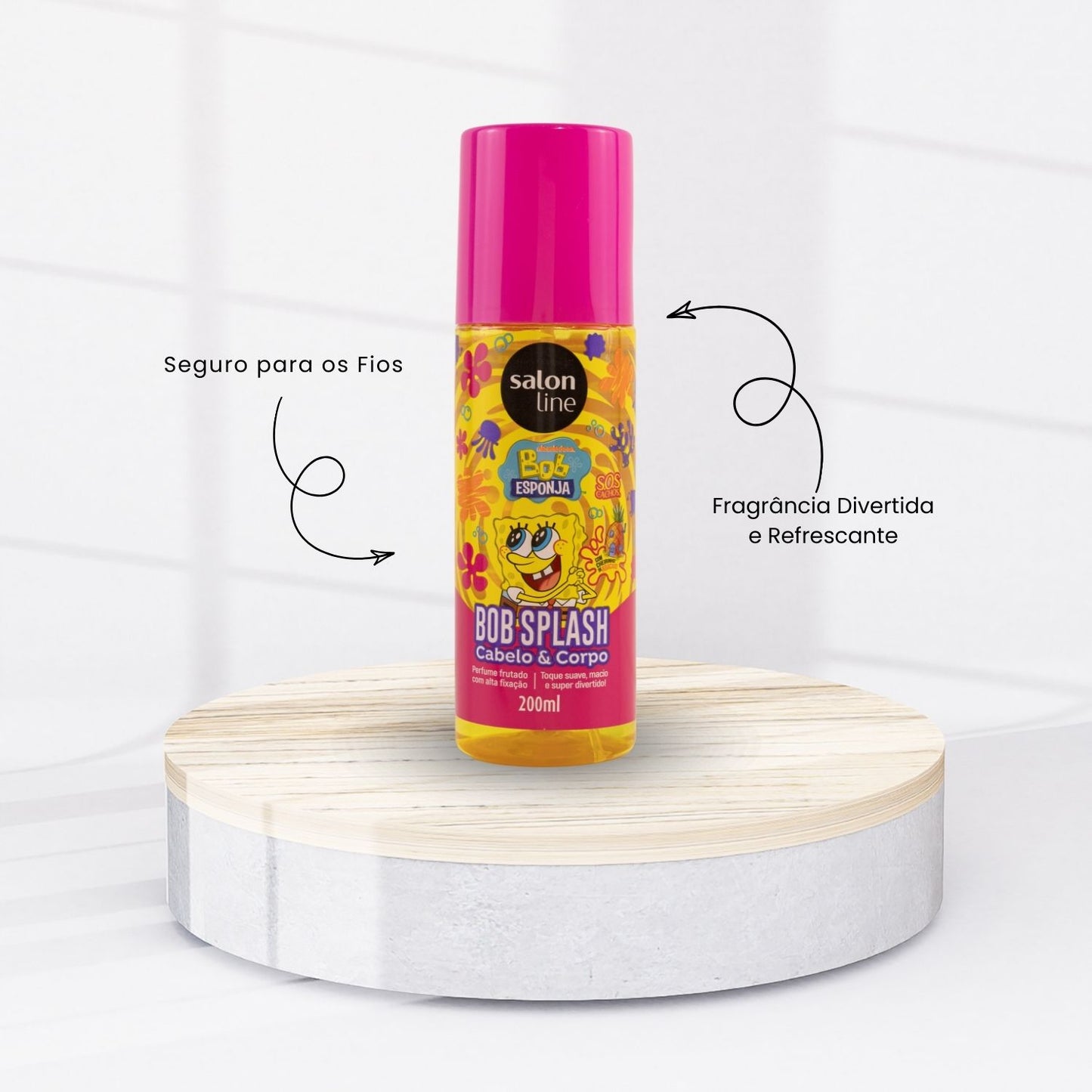 Body Splash Salon Line Bob Splash Perfume Corpo e Cabelo 200 ml