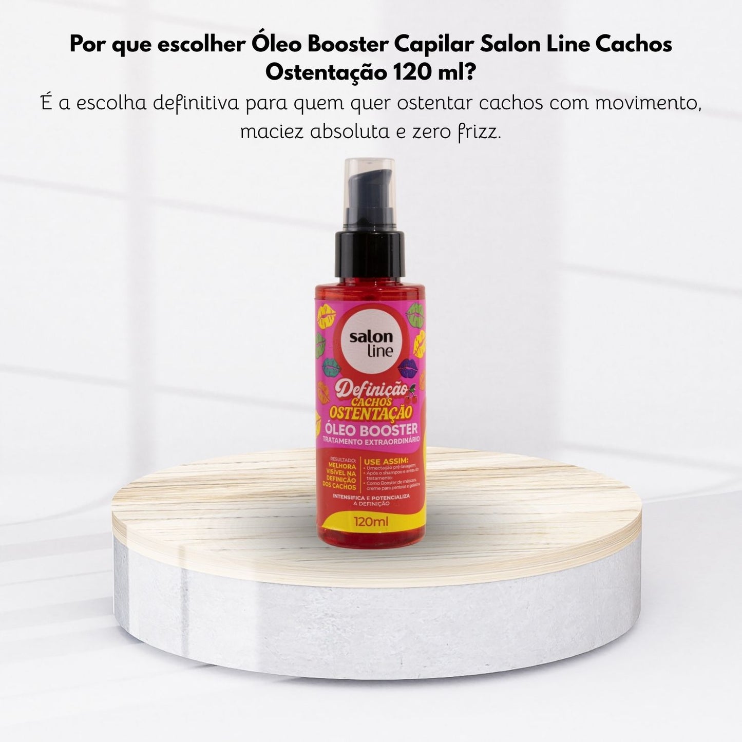 Óleo Booster Capilar Salon Line Cachos Ostentação 120 ml
