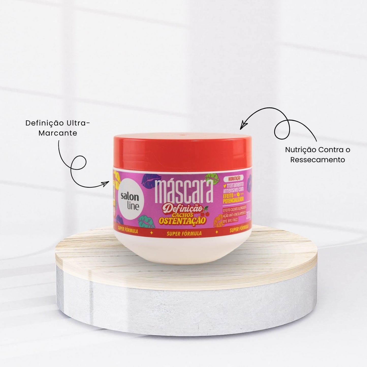 Máscara Capilar Salon Line Cachos Ostentação 300 g