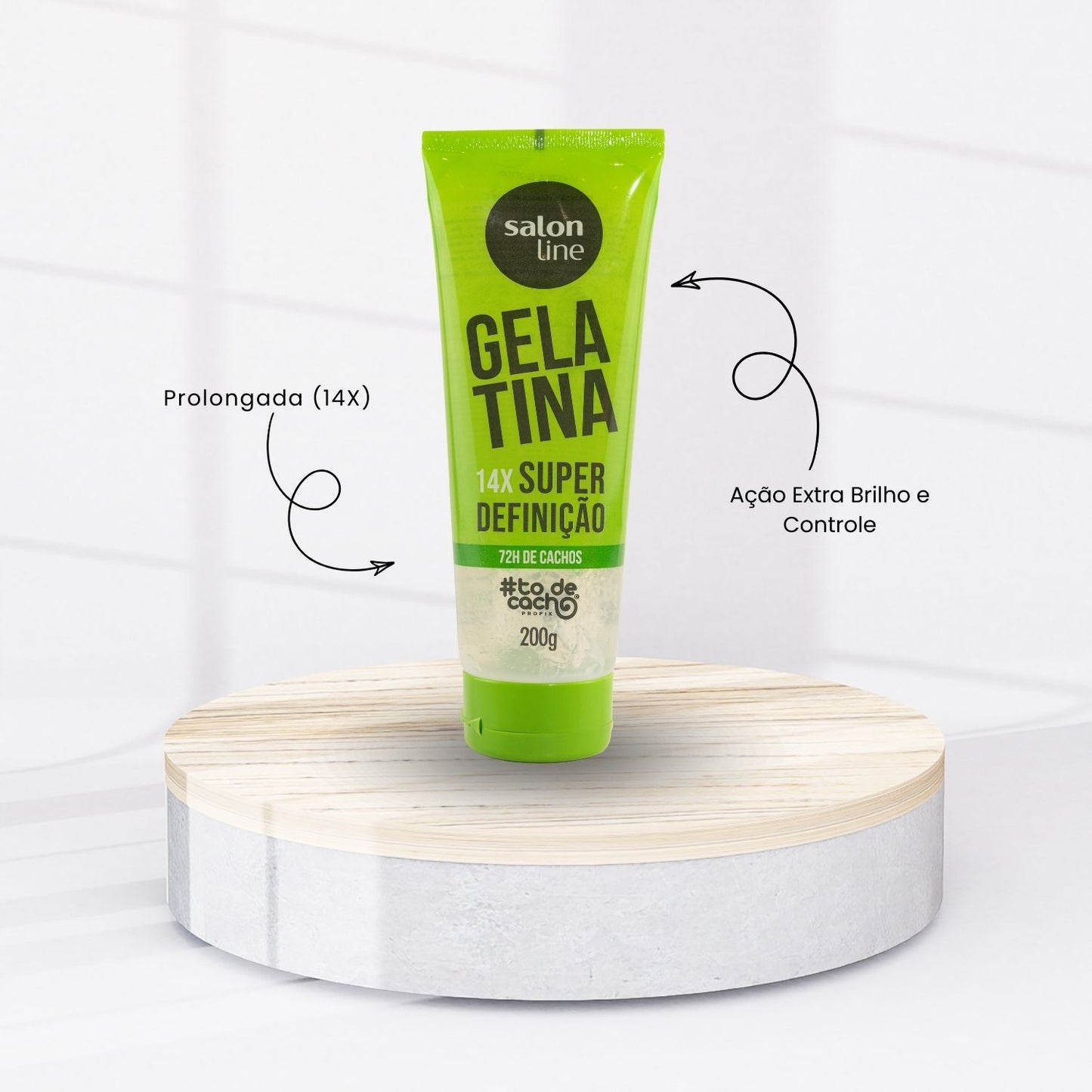 Gelatina Capilar Salon Line Super Definição Cachos 14X 200 ml