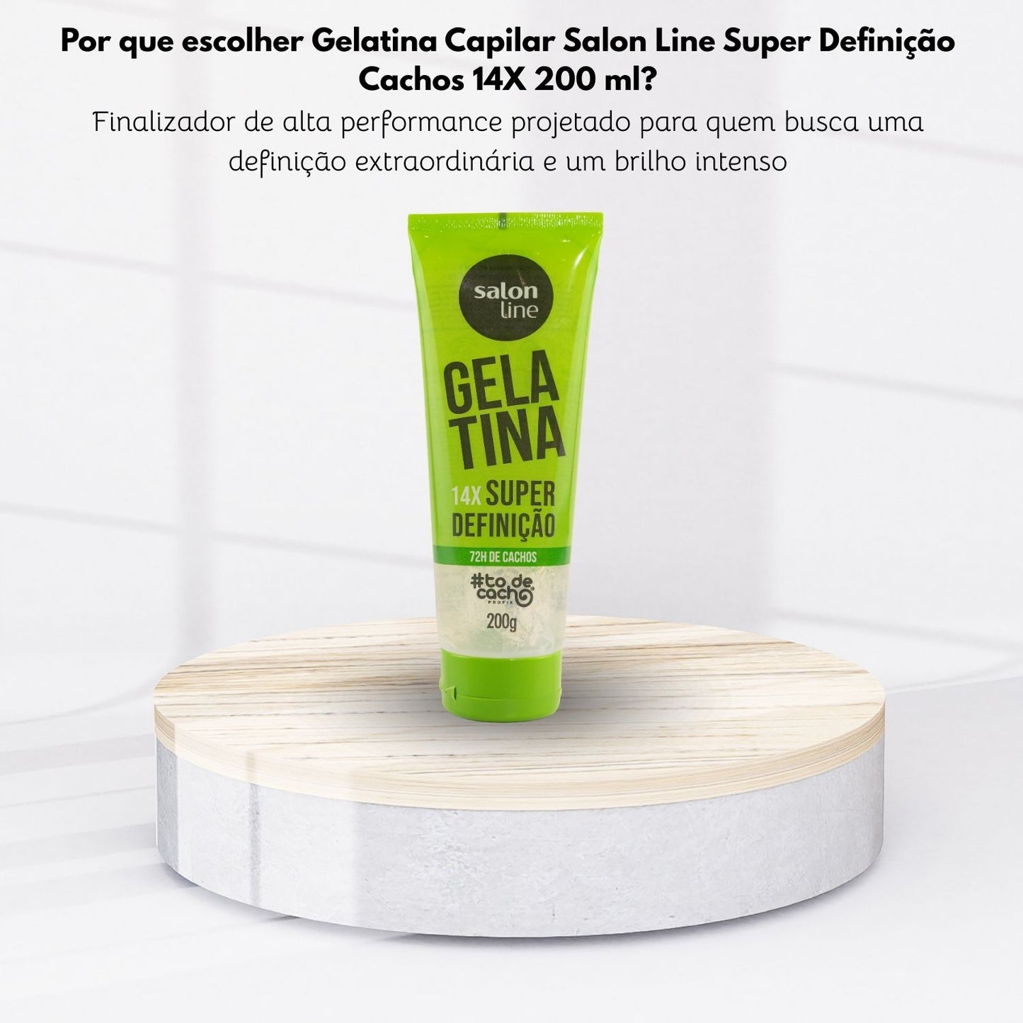 Gelatina Capilar Salon Line Super Definição Cachos 14X 200 ml