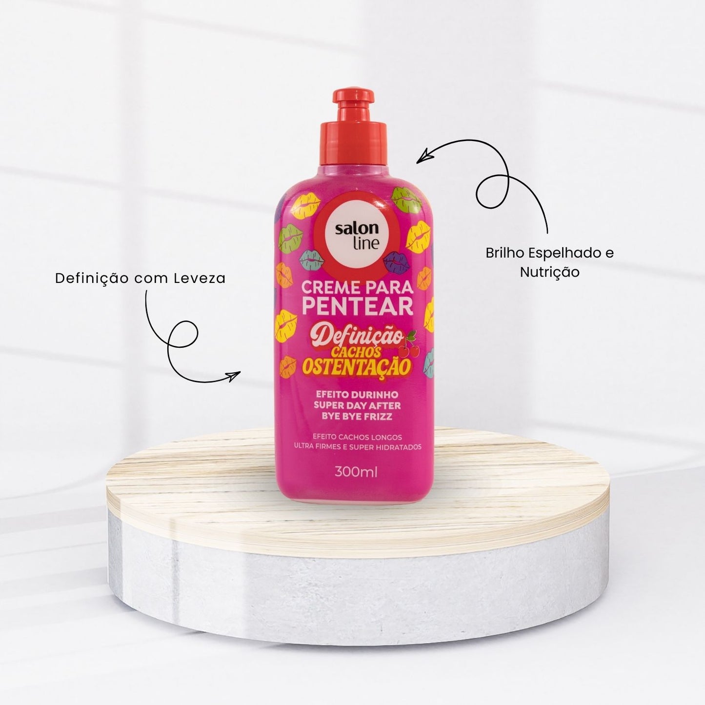 Creme para Pentear Salon Line Definição Cachos Ostentação 300 ml