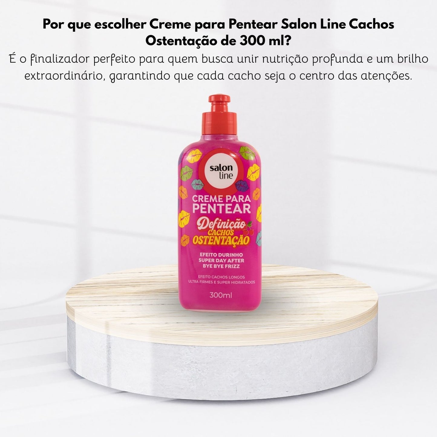 Creme para Pentear Salon Line Definição Cachos Ostentação 300 ml