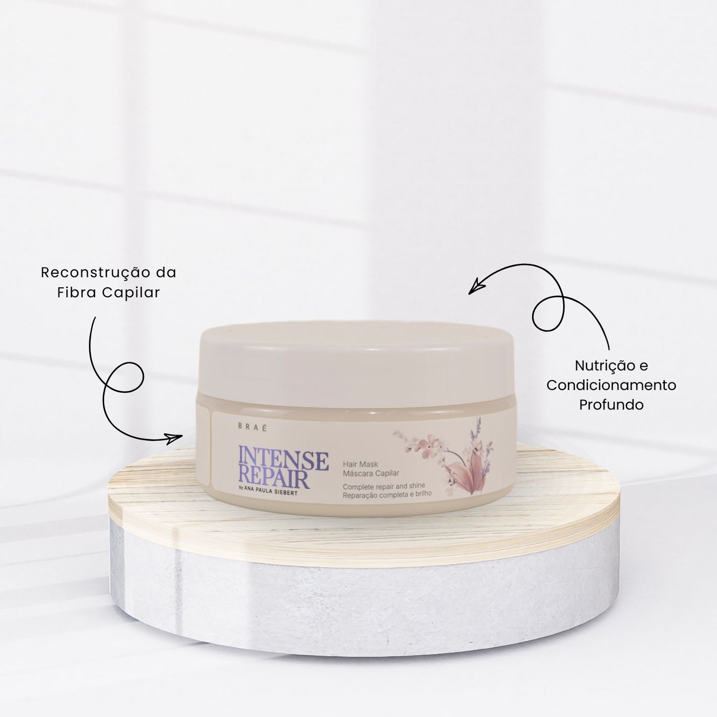 Máscara Capilar Braé Intense Repair Reparação Capilar 200 g