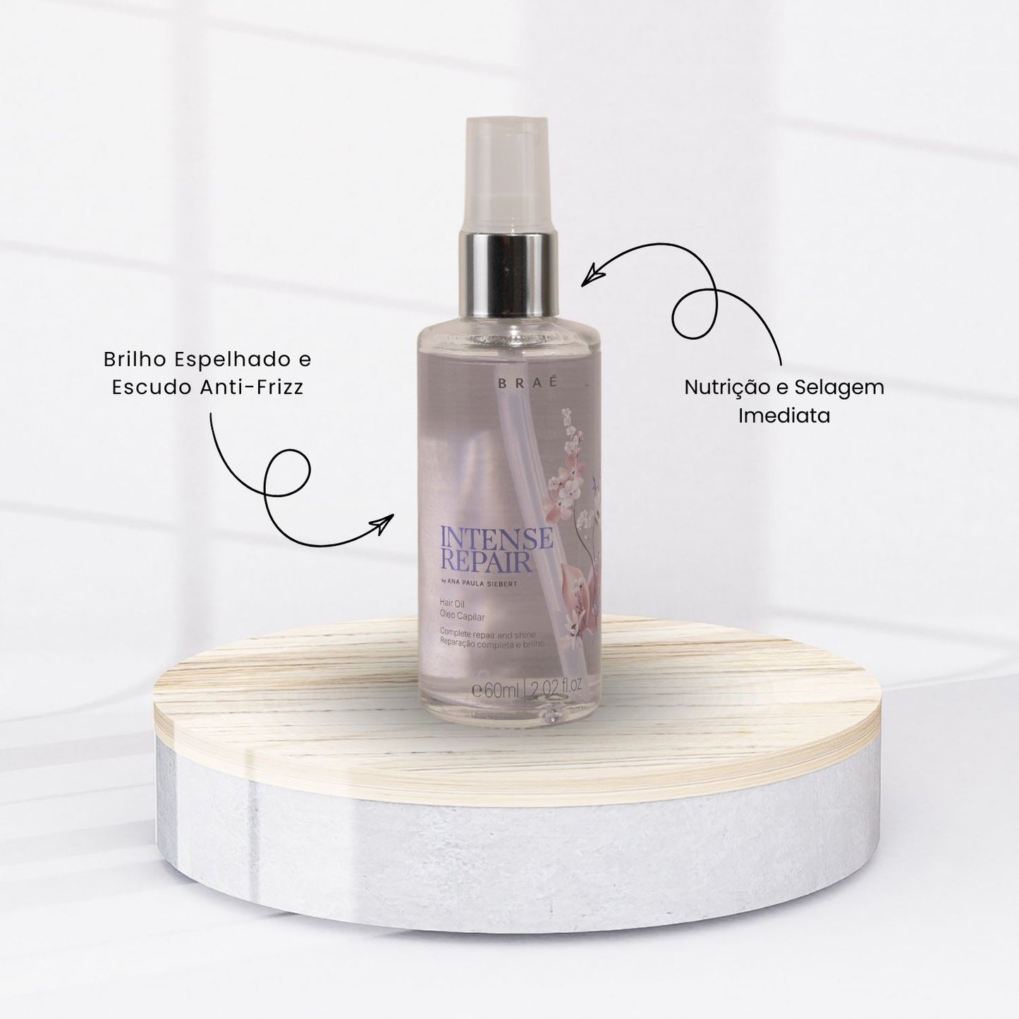 Óleo Capilar Braé Intense Repair Reparação Capilar 60 ml