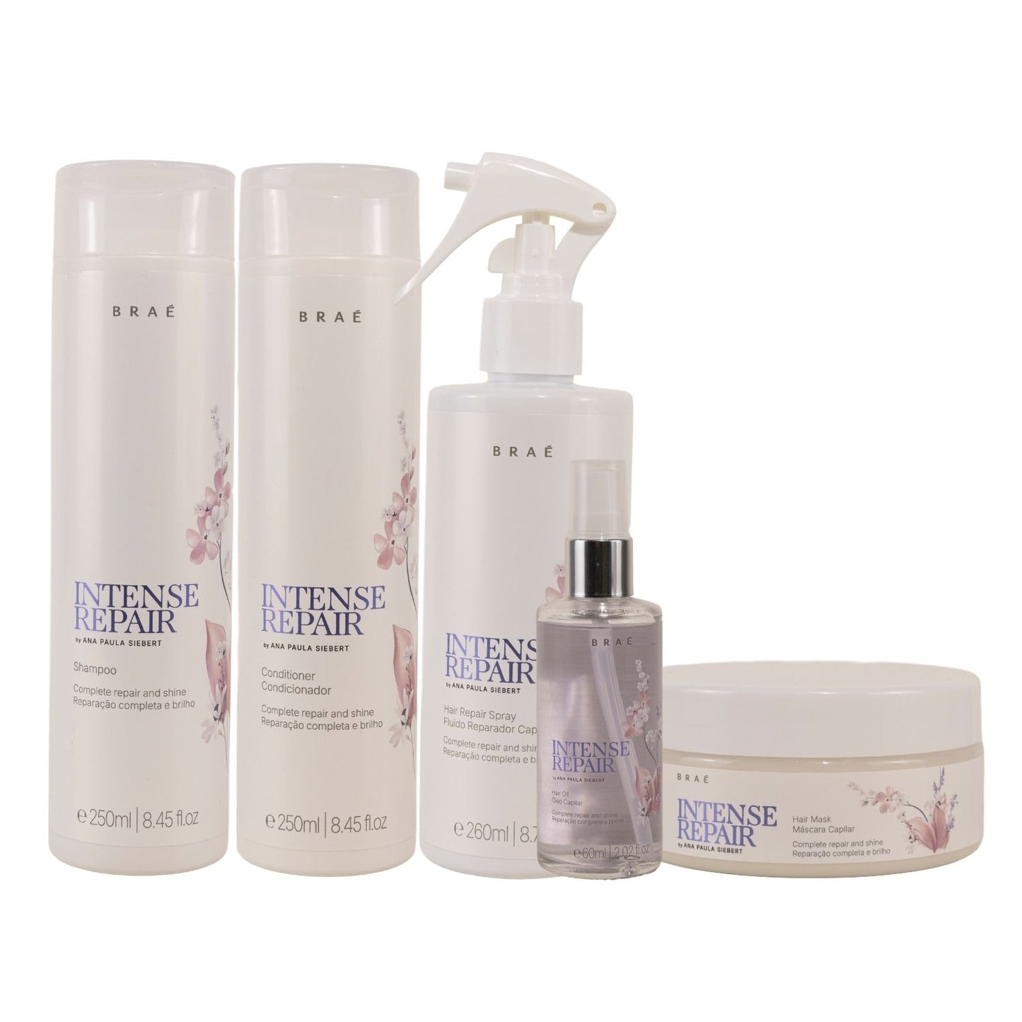Kit Braé Intense Repair Home Care Tratamento Reparador Capilar