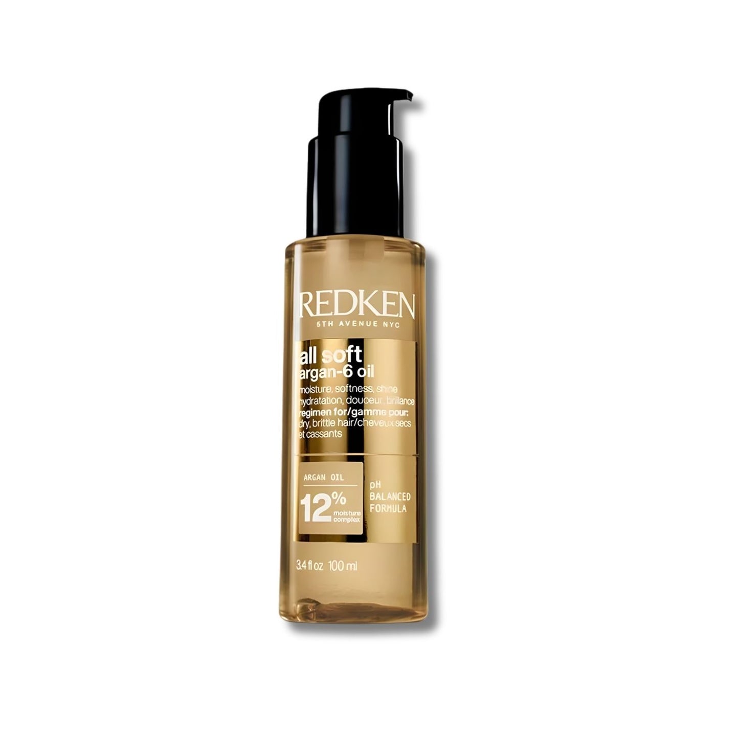 Óleo Capilar Redken Argan Oil 6 Tratamento Nutritivo Brilho Intenso 100 ml