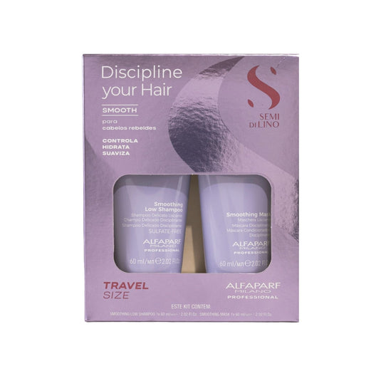 Kit Alfaparf Discipline Your Hair Smooth Controle Frizz 120 ml