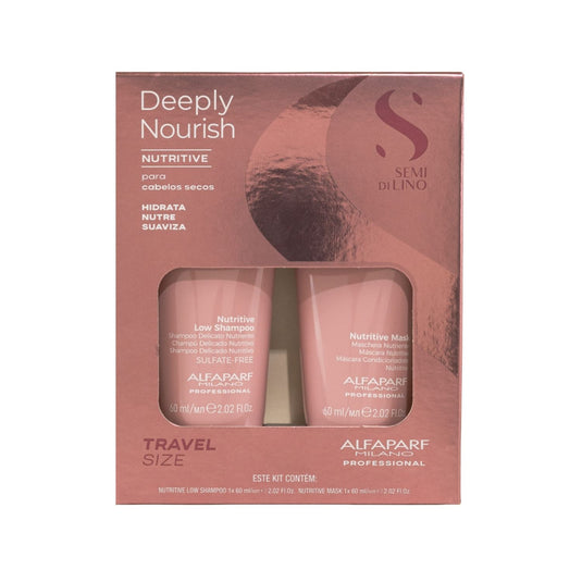 Kit Alfaparf Milano Deeply Nourish Nutritive Nutrição Profunda 120 ml
