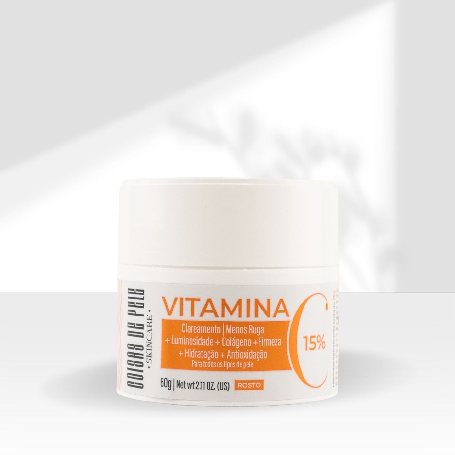 Sérum Facial Coisas de Pele Vitamina C 15% Clareamento e Luminosidade 60 g