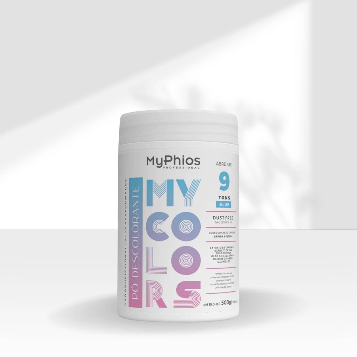 Pó Descolorante My Phios My Colors Clareamento 9 Tons Blue 500 g