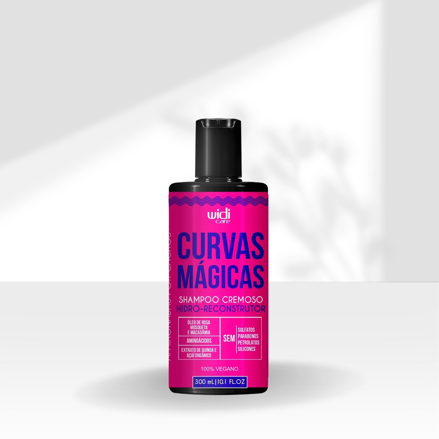 Shampoo Cremoso Widi Care Curvas Mágicas Hidro-reconstrutor 300 ml