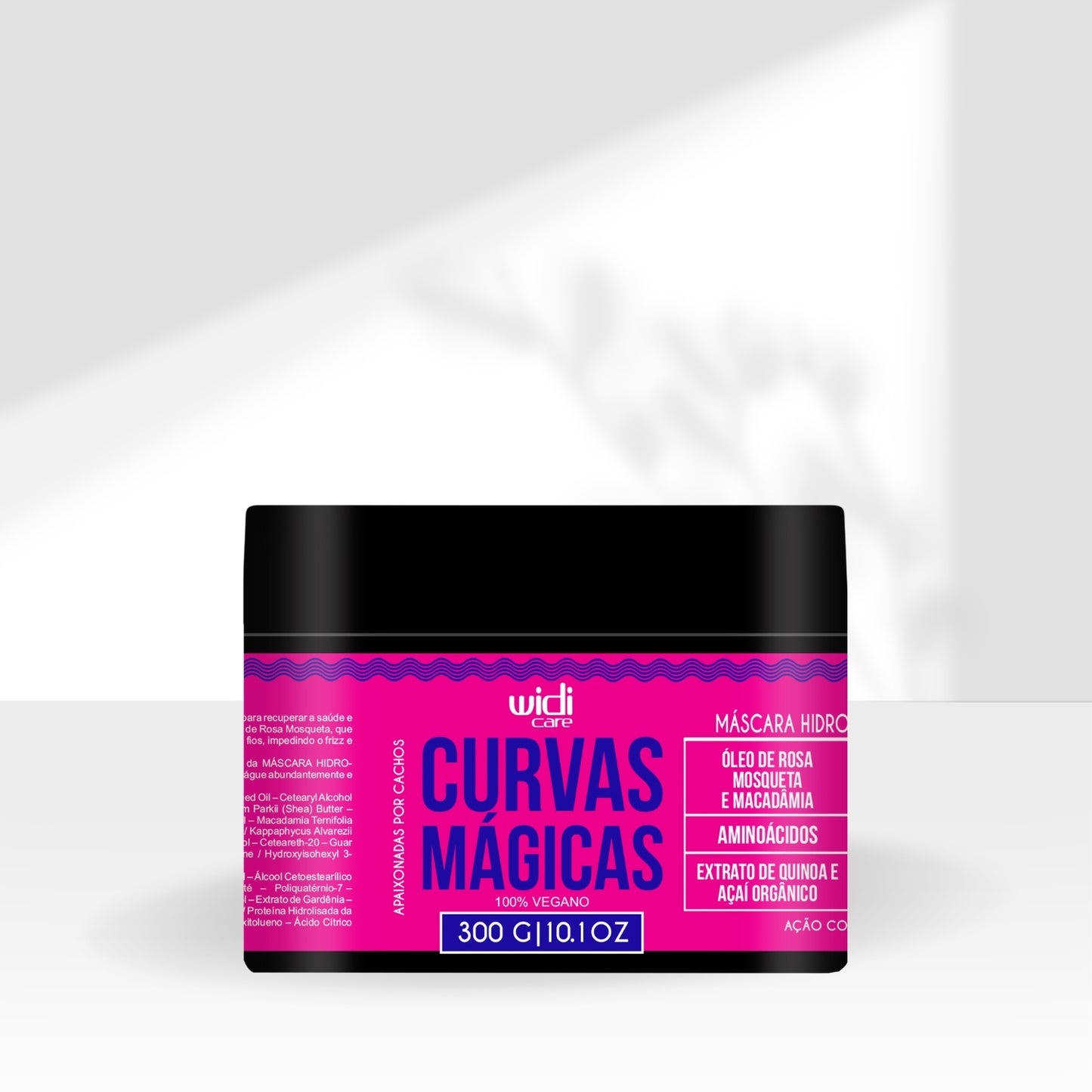 Máscara Cremosa Widi Care Curvas Mágicas Hidro-reconstrutora 300 g